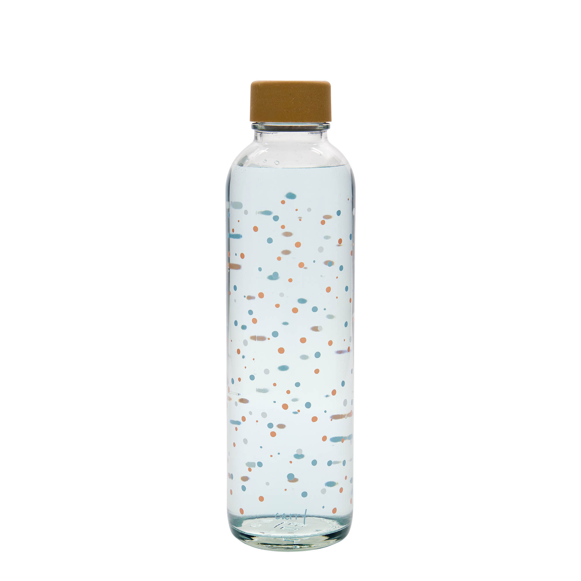 700 ml Borraccia 'CARRY Bottle', motivo: Flying Circles, vetro, imboccatura: a vite