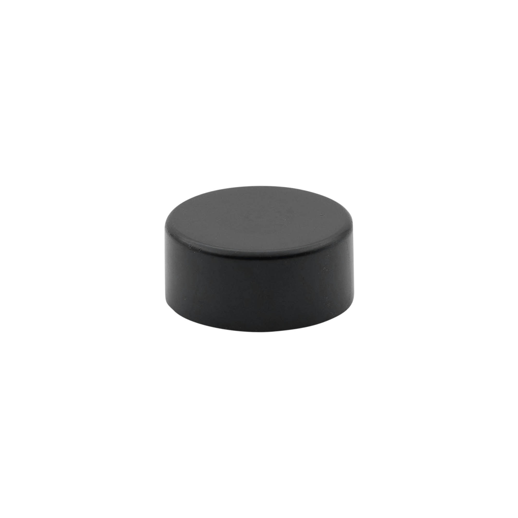 Chiusura a vite, plastica ABS, nero, per bocca: GPI 28/400