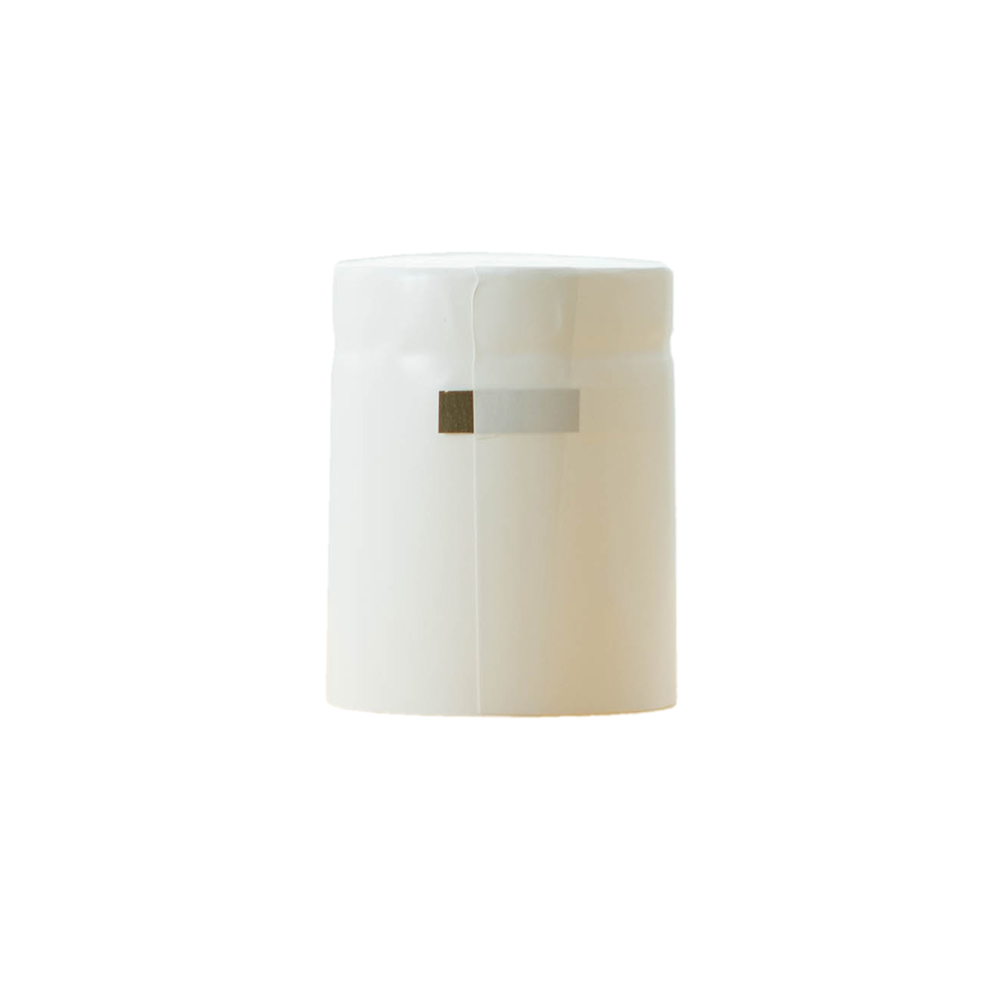 Capsula termoretraibile 32x41, plastica PVC, bianca Capsula termoretraibile 32x41, plastica PVC, bianca