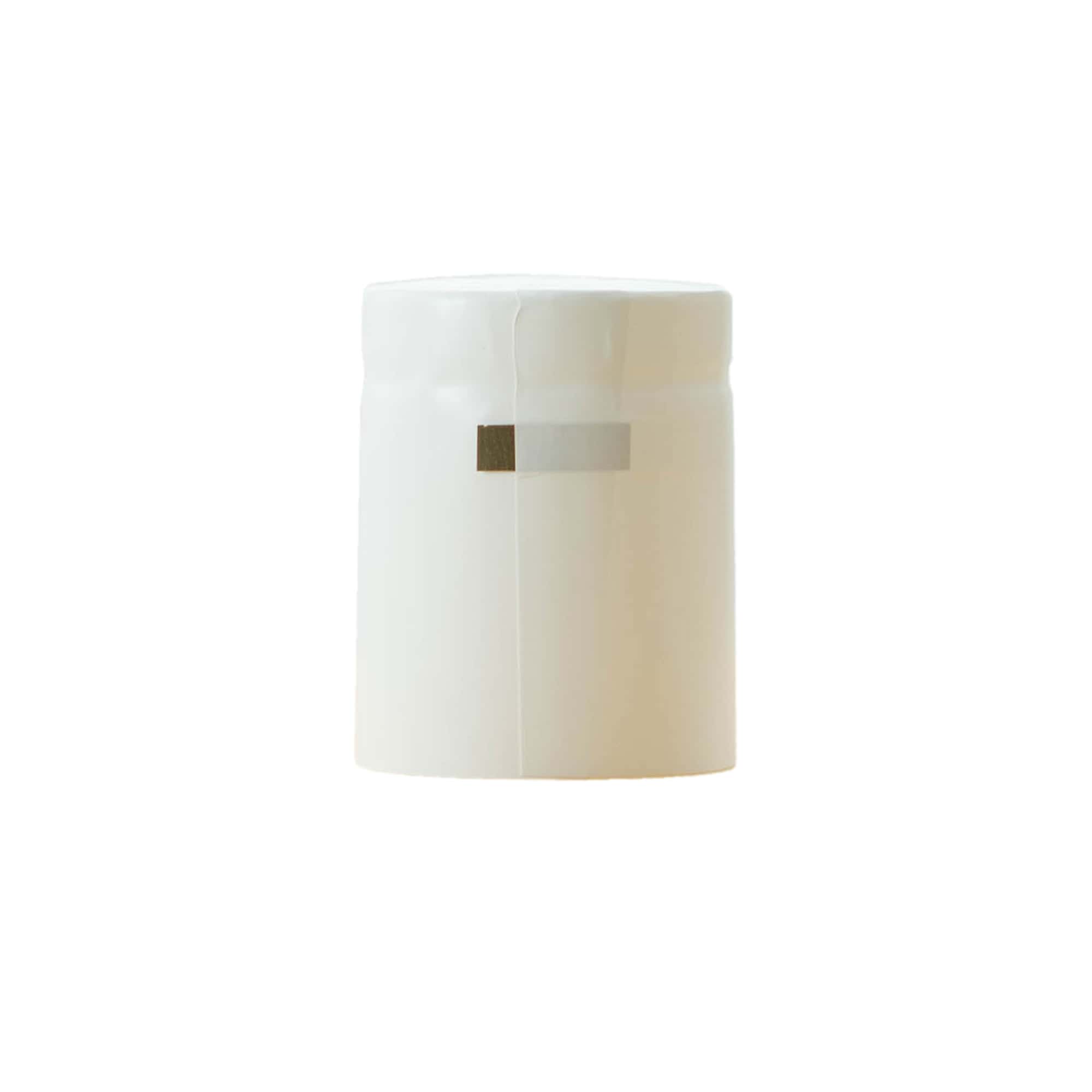 Capsula termoretraibile 32x41, plastica PVC, bianca