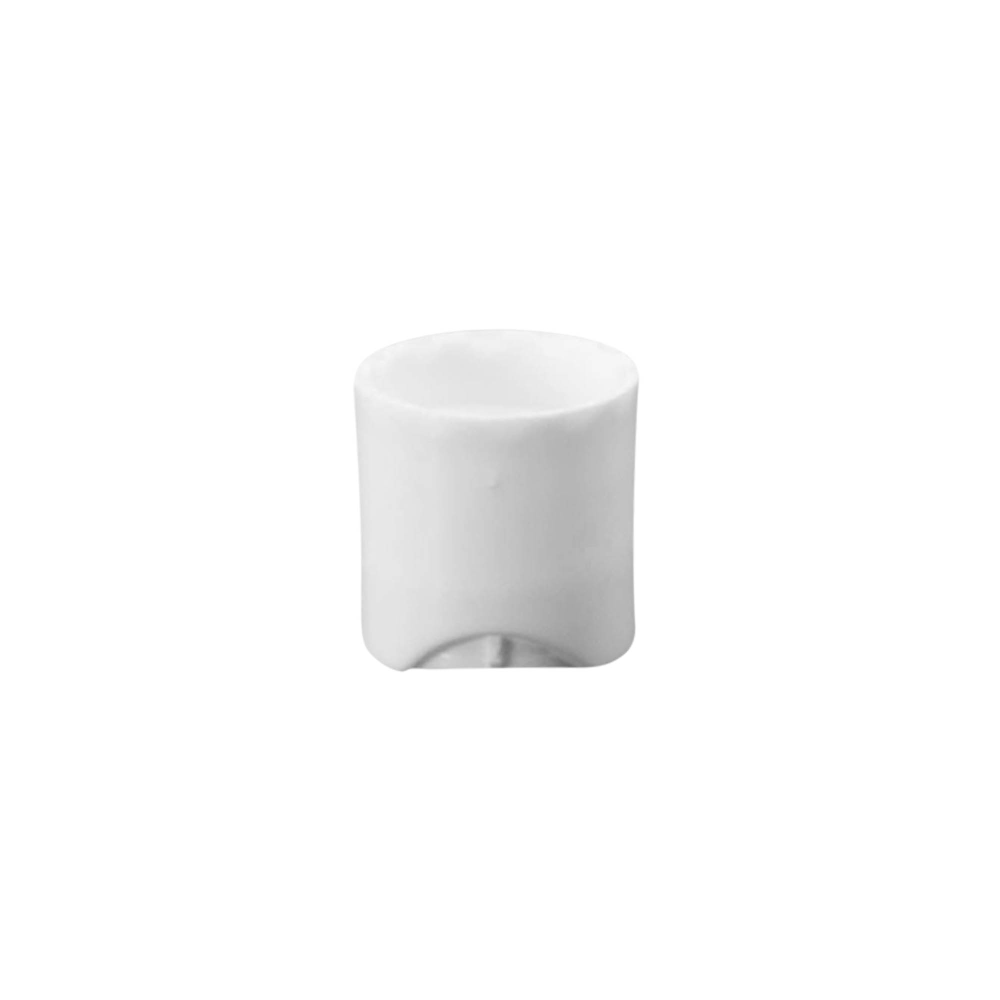 Tappo a vite Disc Top, plastica PP, bianco, per bocca: 20/410