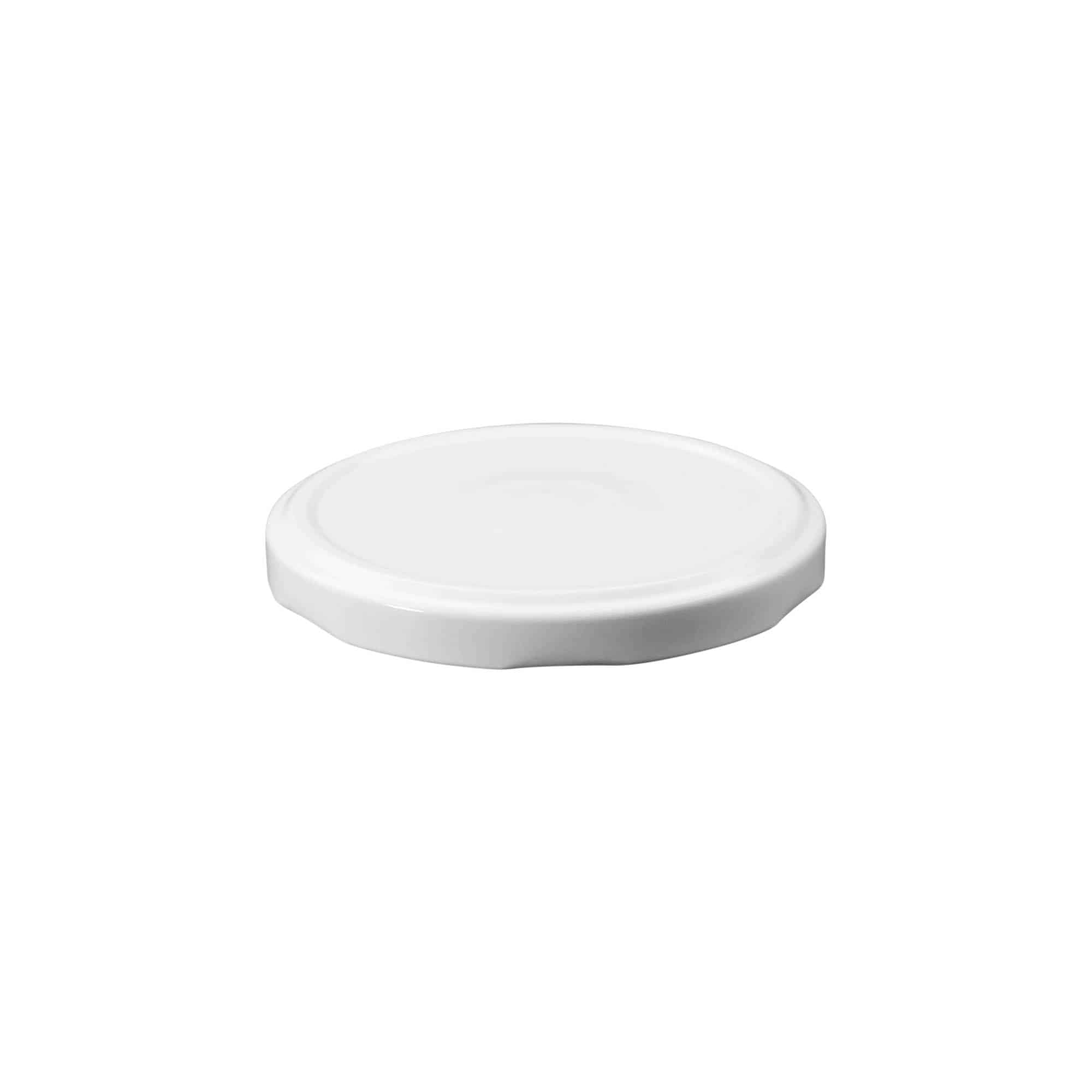 Tappo Twist-Off, banda stagnata, bianco, per imboccatura: TO 82 Tappo Twist-Off, banda stagnata, bianco, per imboccatura: TO 82