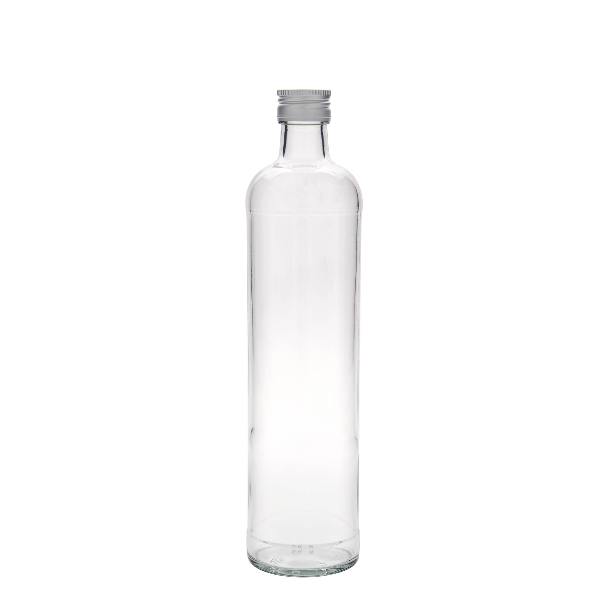Bottiglia a fiasco da 500 ml, vetro, bocca: PP 28