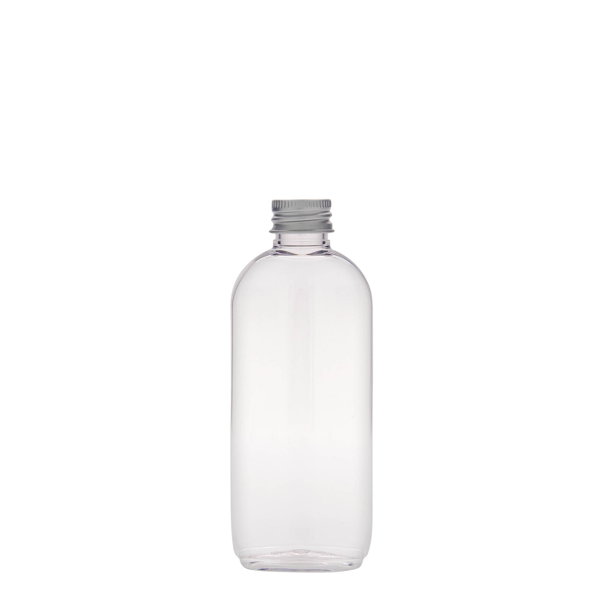Bottiglia PET da 100 ml 'Iris', ovale, plastica, bocca: 20/410 Bottiglia PET da 100 ml 'Iris', ovale, plastica, bocca: 20/410