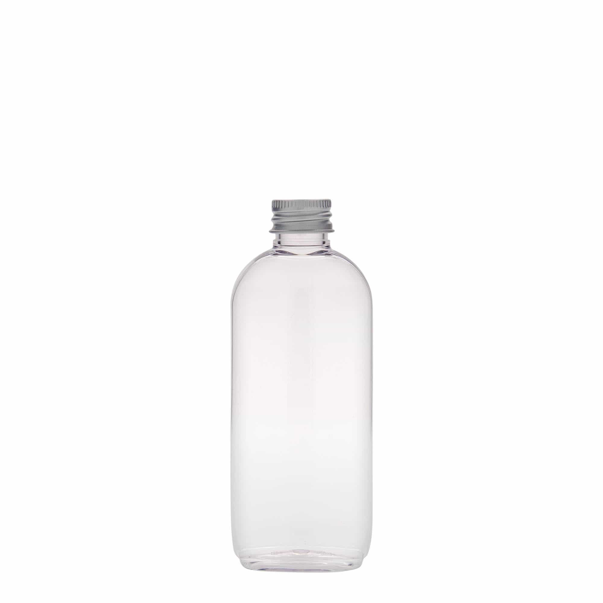 Bottiglia PET da 100 ml 'Iris', ovale, plastica, bocca: 20/410