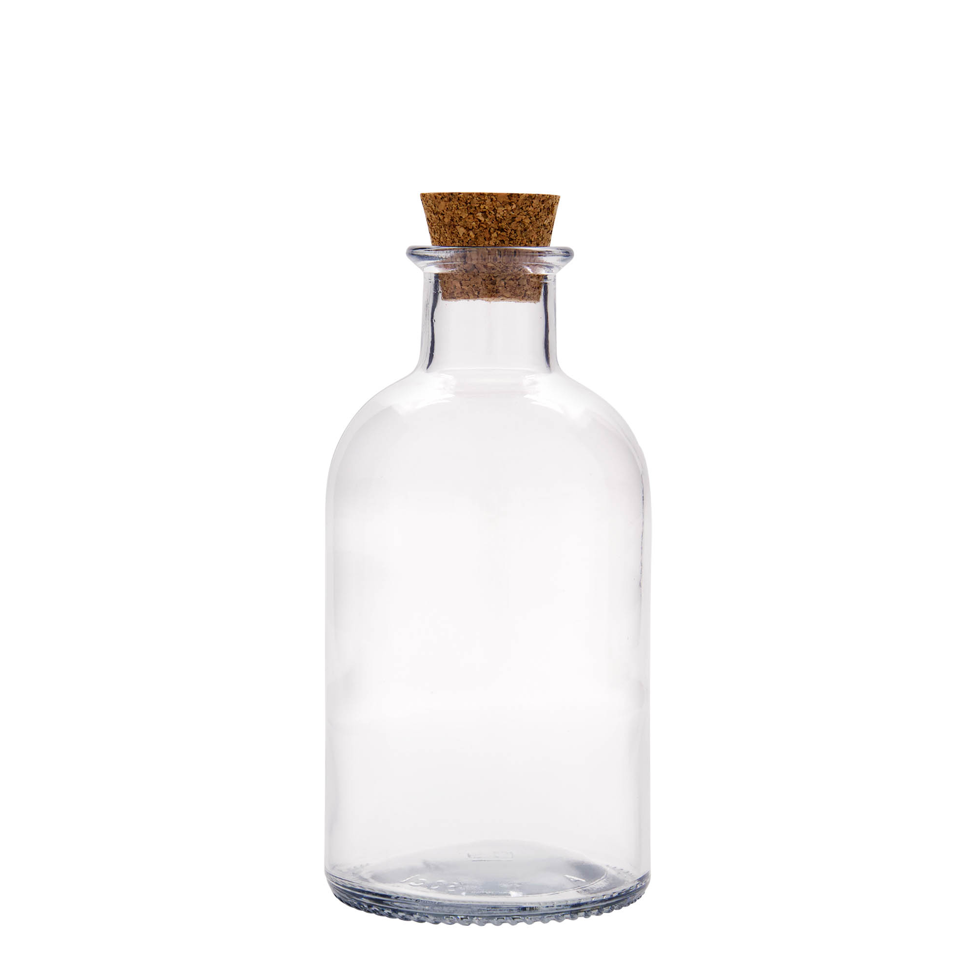 Bottiglia di vetro da 500 ml Apotecario 'Italia', bocca: sughero Bottiglia di vetro da 500 ml Apotecario 'Italia', bocca: sughero