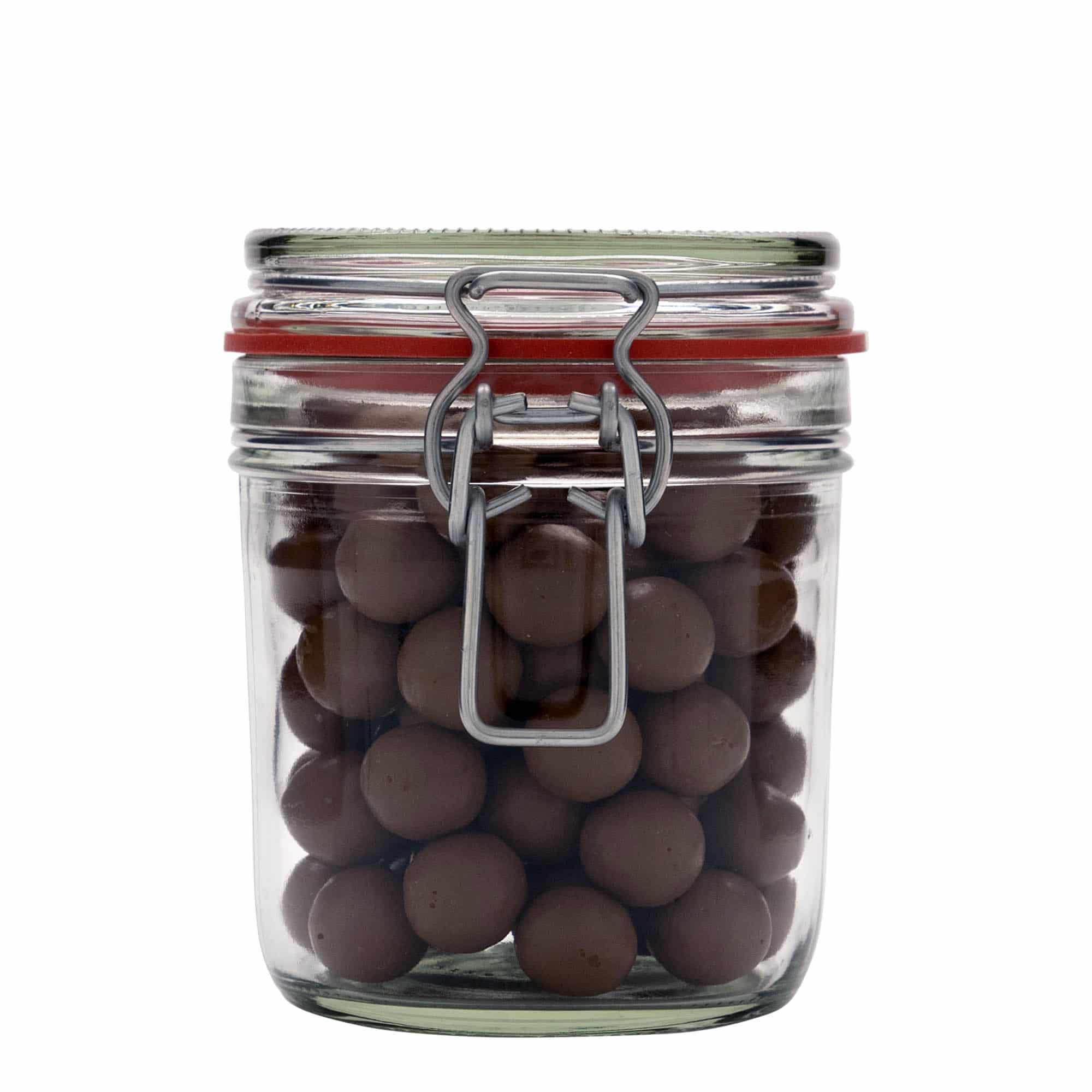 530 ml Barattolo ermetico, vetro, imboccatura: chiusura meccanica
