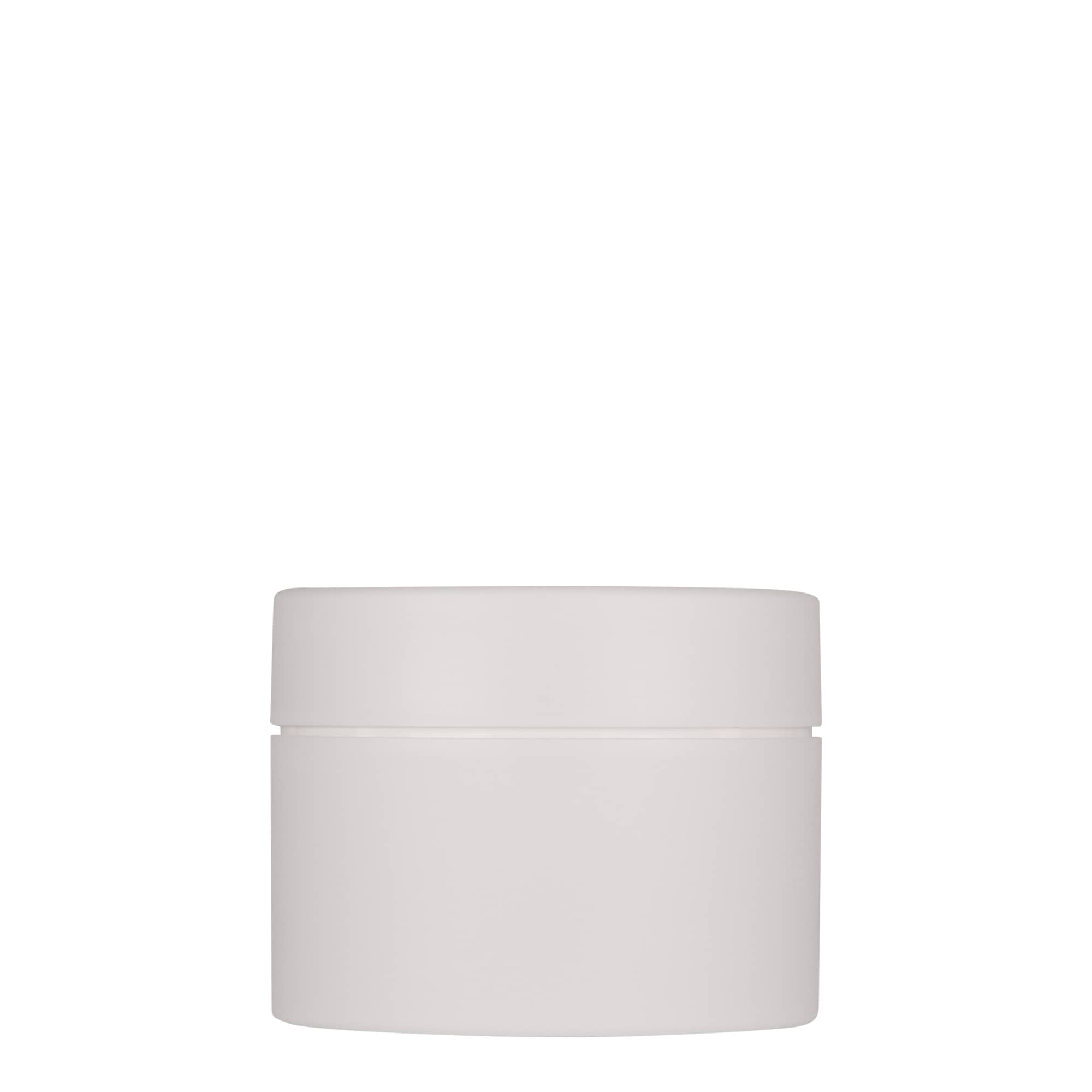 150 ml barattolo in plastica 'Antonella', PP, bianco, apertura: chiusura a vite