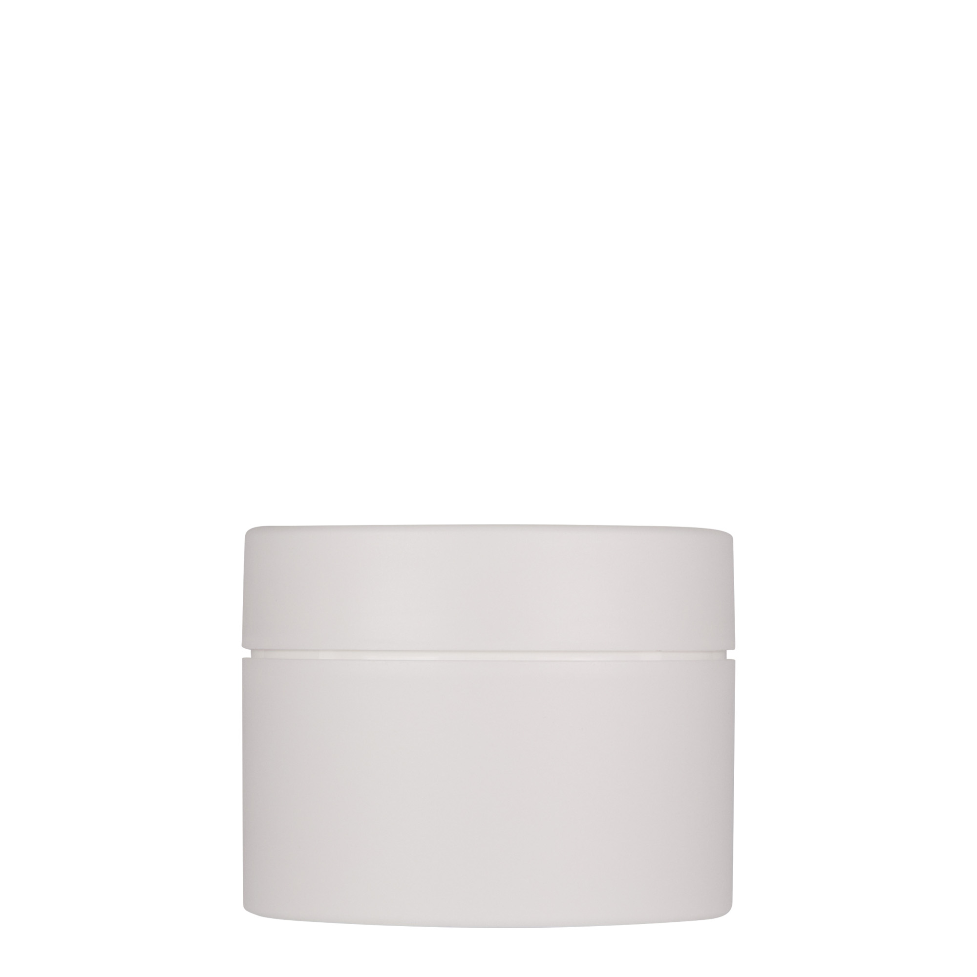 150 ml barattolo in plastica 'Antonella', PP, bianco, apertura: chiusura a vite 150 ml barattolo in plastica 'Antonella', PP, bianco, apertura: chiusura a vite
