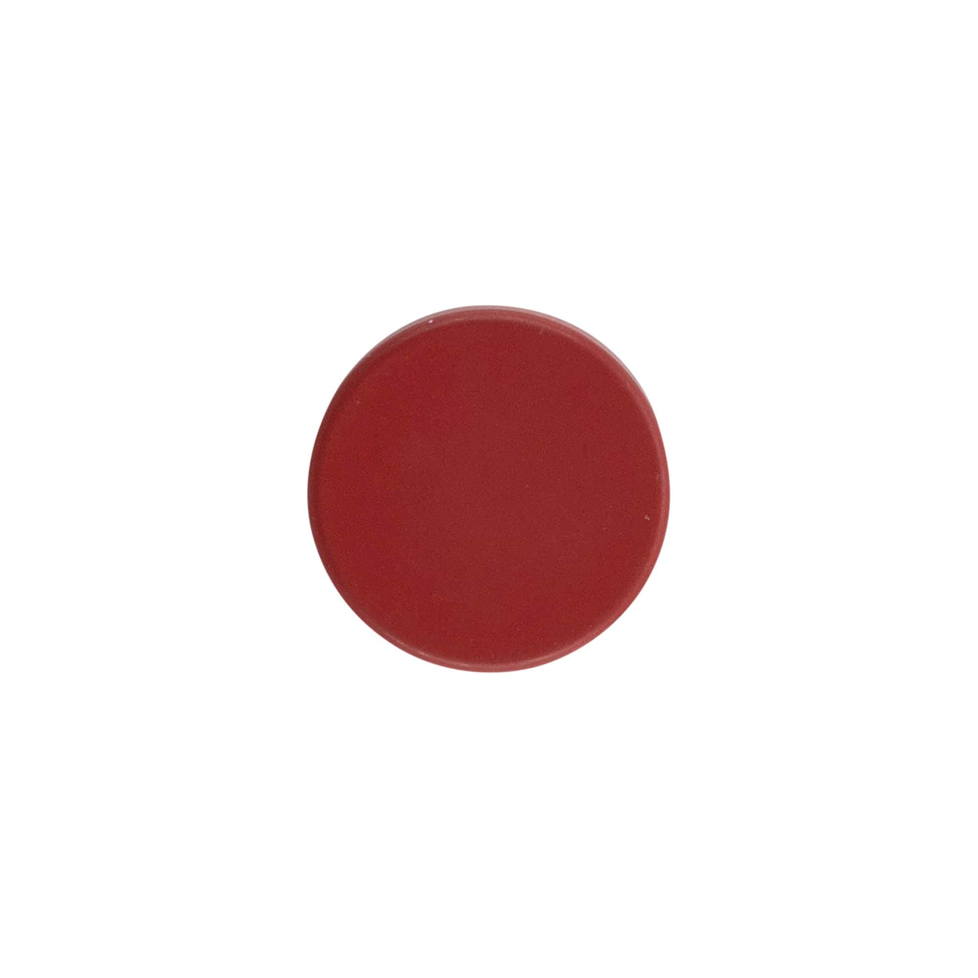 Tappo a vite, plastica ABS, rosso, per bocca: GPI 28/400