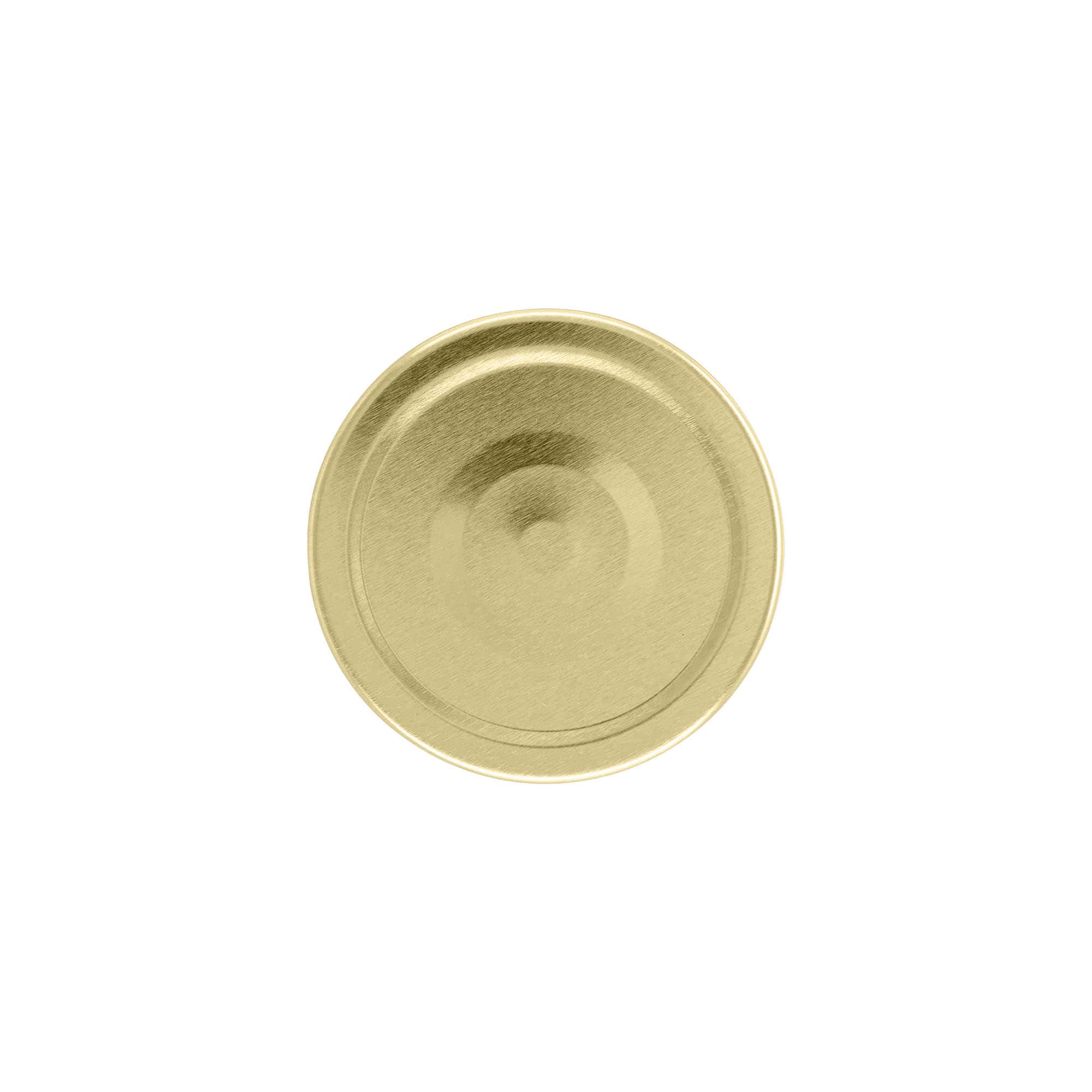 Chiusura Deep-Twist-Off, lamiera bianca, oro, per bocca: Deep-TO 66 Chiusura Deep-Twist-Off, lamiera bianca, oro, per bocca: Deep-TO 66