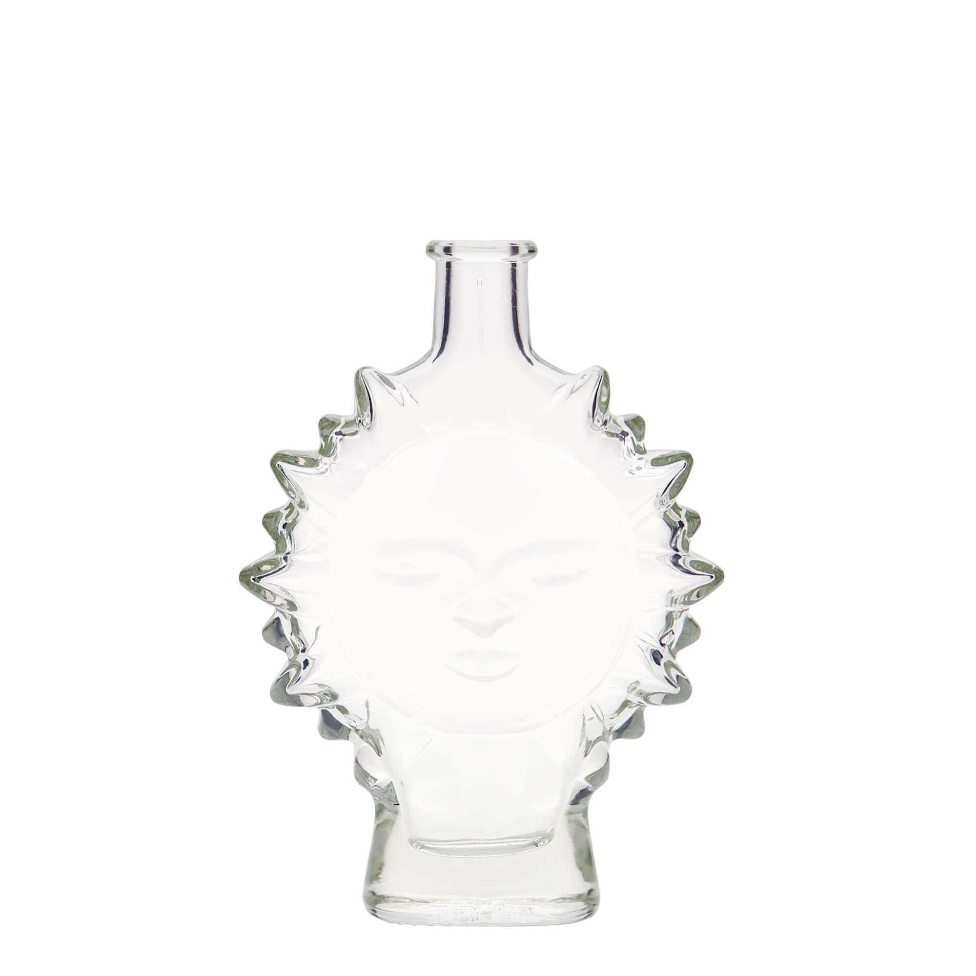 200 ml Bottiglia di vetro 'Sole', imboccatura: fascetta 200 ml Bottiglia di vetro 'Sole', imboccatura: fascetta