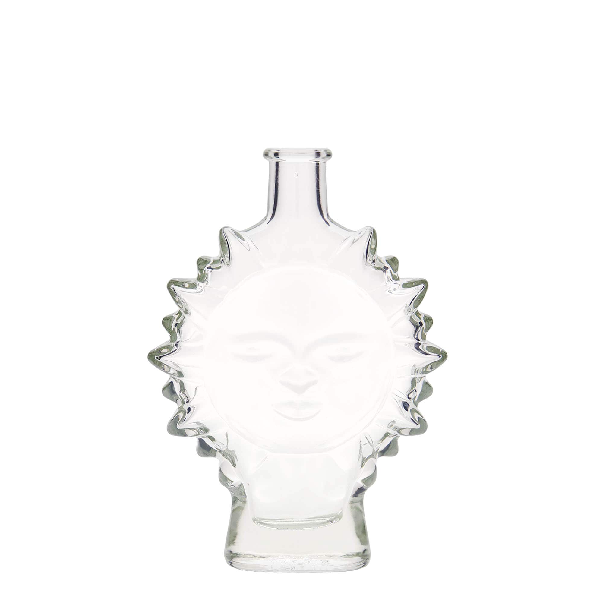 Bottiglia di vetro da 200 ml 'Sole', bocca: sughero Bottiglia di vetro da 200 ml 'Sole', bocca: sughero