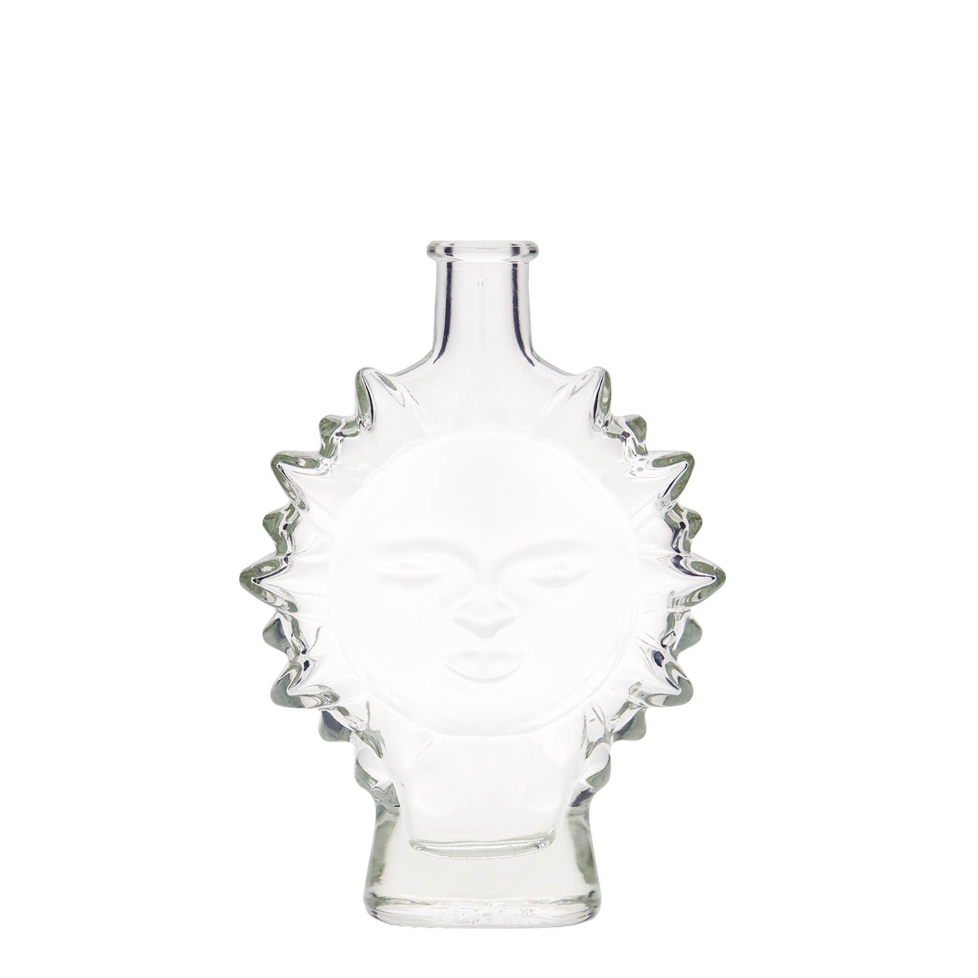 Bottiglia di vetro da 200 ml 'Sole', bocca: sughero Bottiglia di vetro da 200 ml 'Sole', bocca: sughero