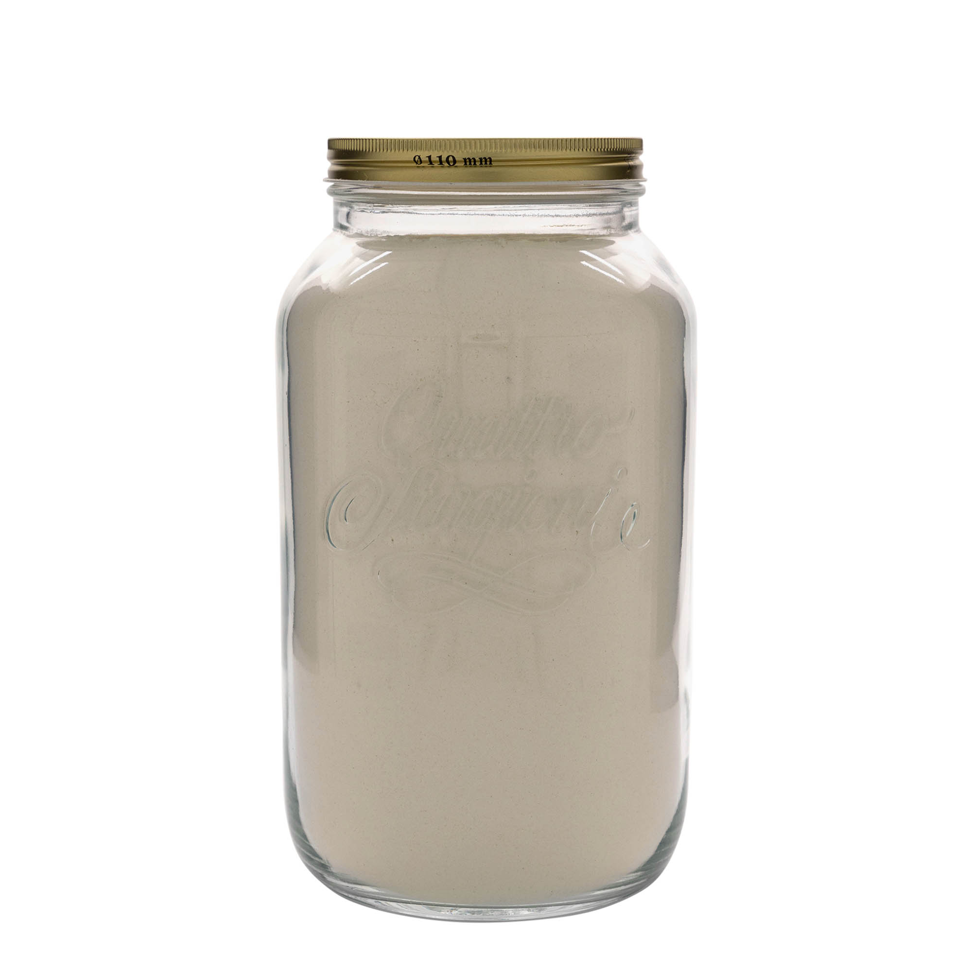 Vetro da 3.800 ml 'Quattro Stagioni', bocca: chiusura a vite Vetro da 3.800 ml 'Quattro Stagioni', bocca: chiusura a vite