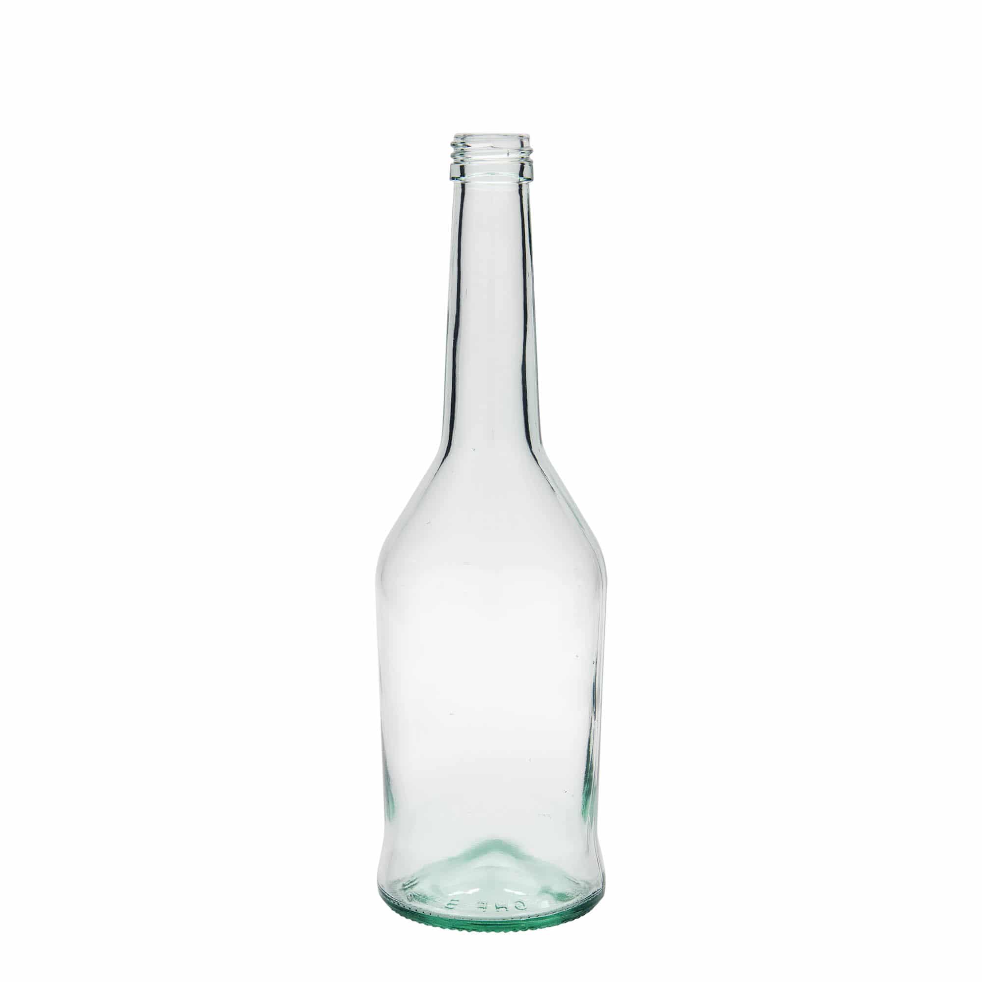 Bottiglia di vetro da 500 ml per liquori, bocca: PP 28