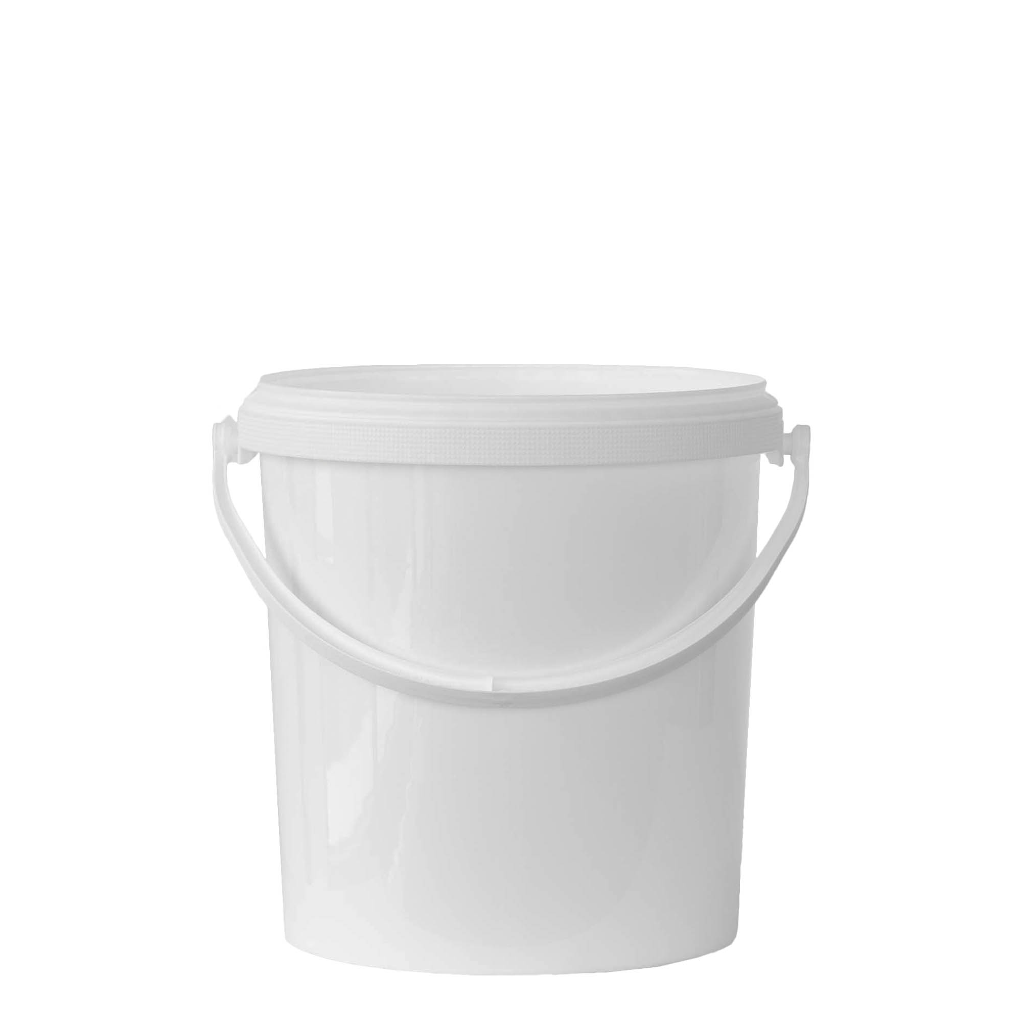 Secchio da 6 l, plastica PP, bianco
