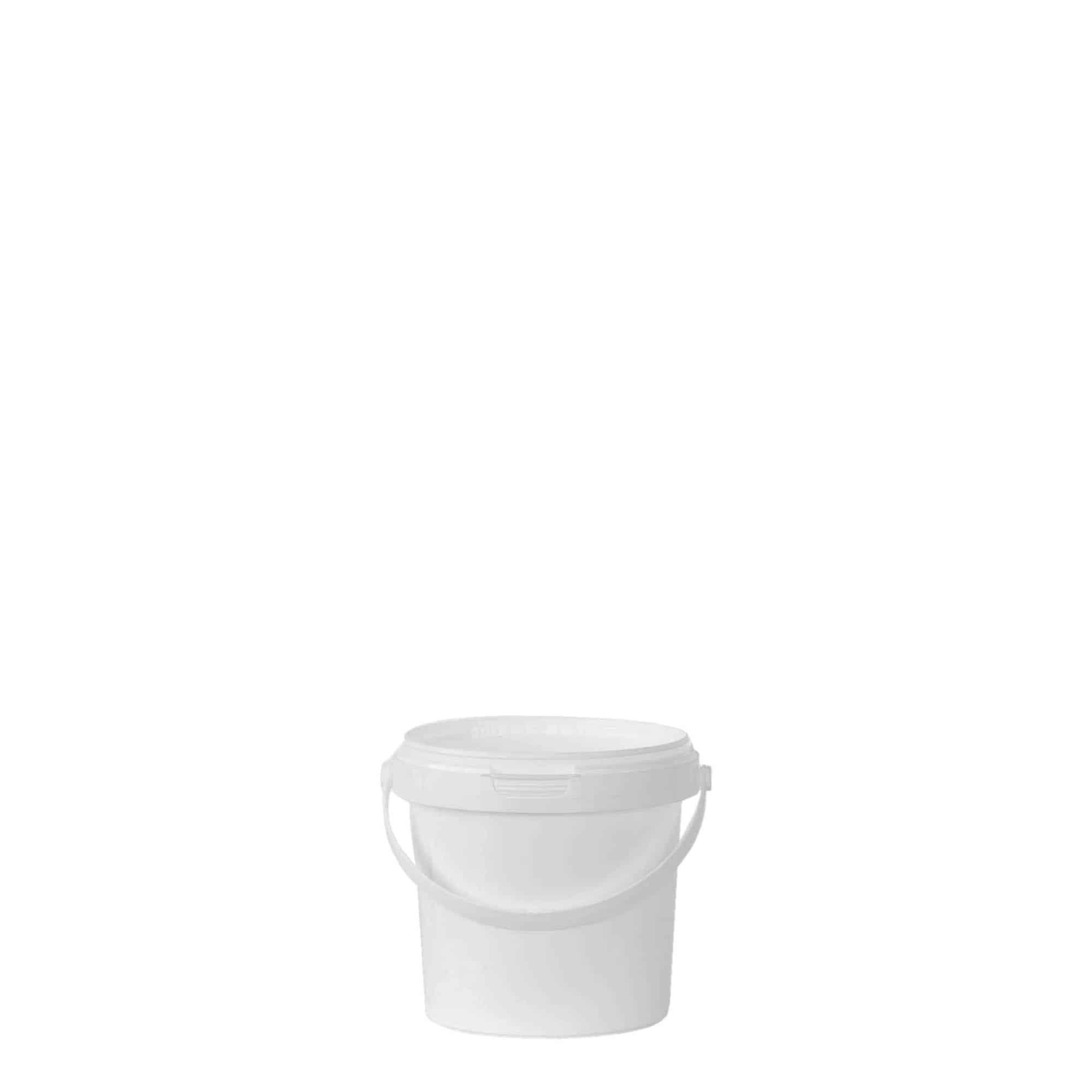 Secchio da 0,6 l, plastica PP, bianco