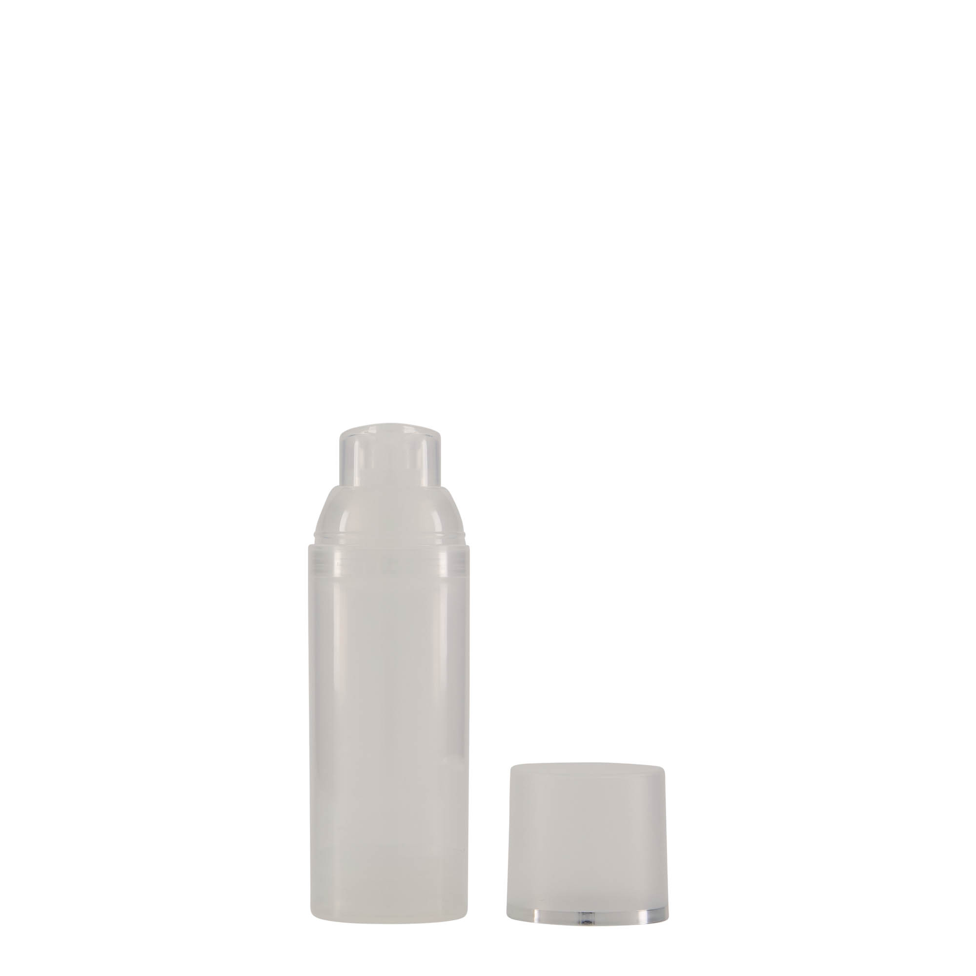 50 ml Dispenser Airless 'Mezzo', plastica PP, naturale