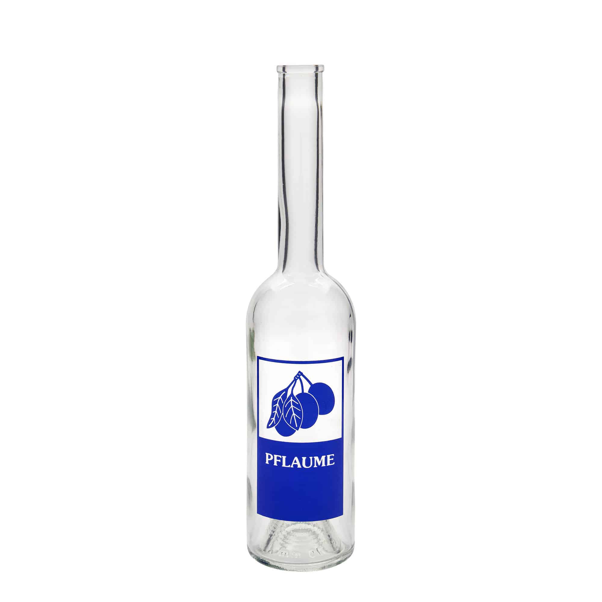 500 ml Bottiglia di vetro 'Opera', motivo: Prugna, imboccatura: fascetta 500 ml Bottiglia di vetro 'Opera', motivo: Prugna, imboccatura: fascetta