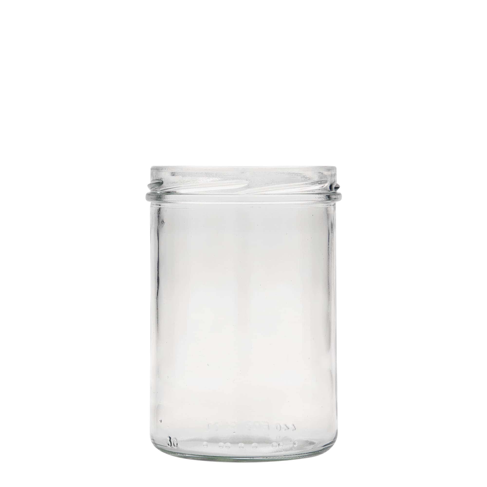 440 ml barattolo alto con pareti verticali, apertura: Twist-Off (TO 82)