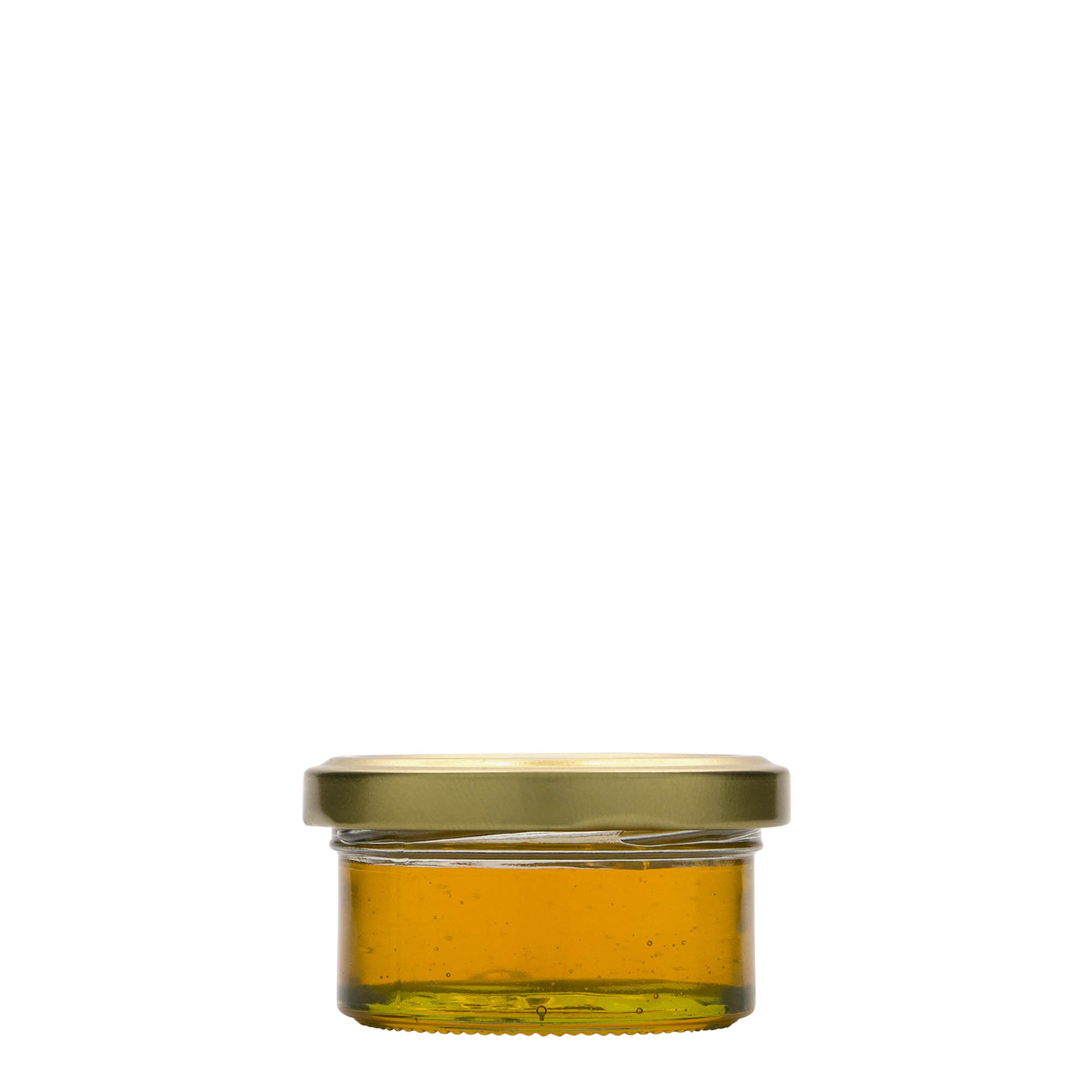 Barattolo a caduta piatto da 70 ml, bocca: Twist-Off (TO 66) Barattolo a caduta piatto da 70 ml, bocca: Twist-Off (TO 66)
