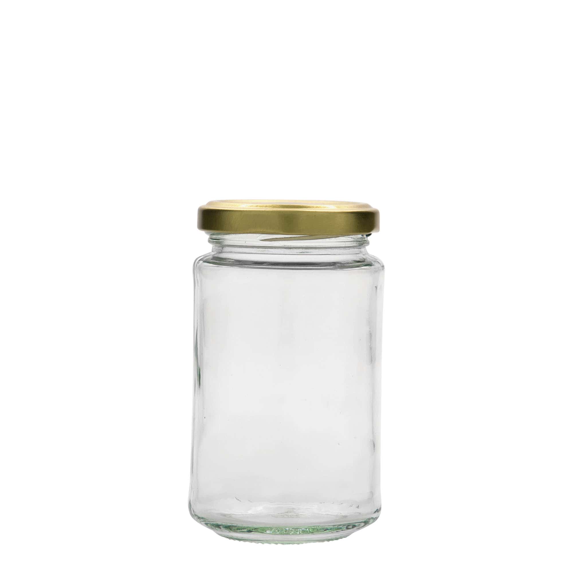 Vaso rotondo alto da 250 ml, apertura: Twist-Off (TO 58)