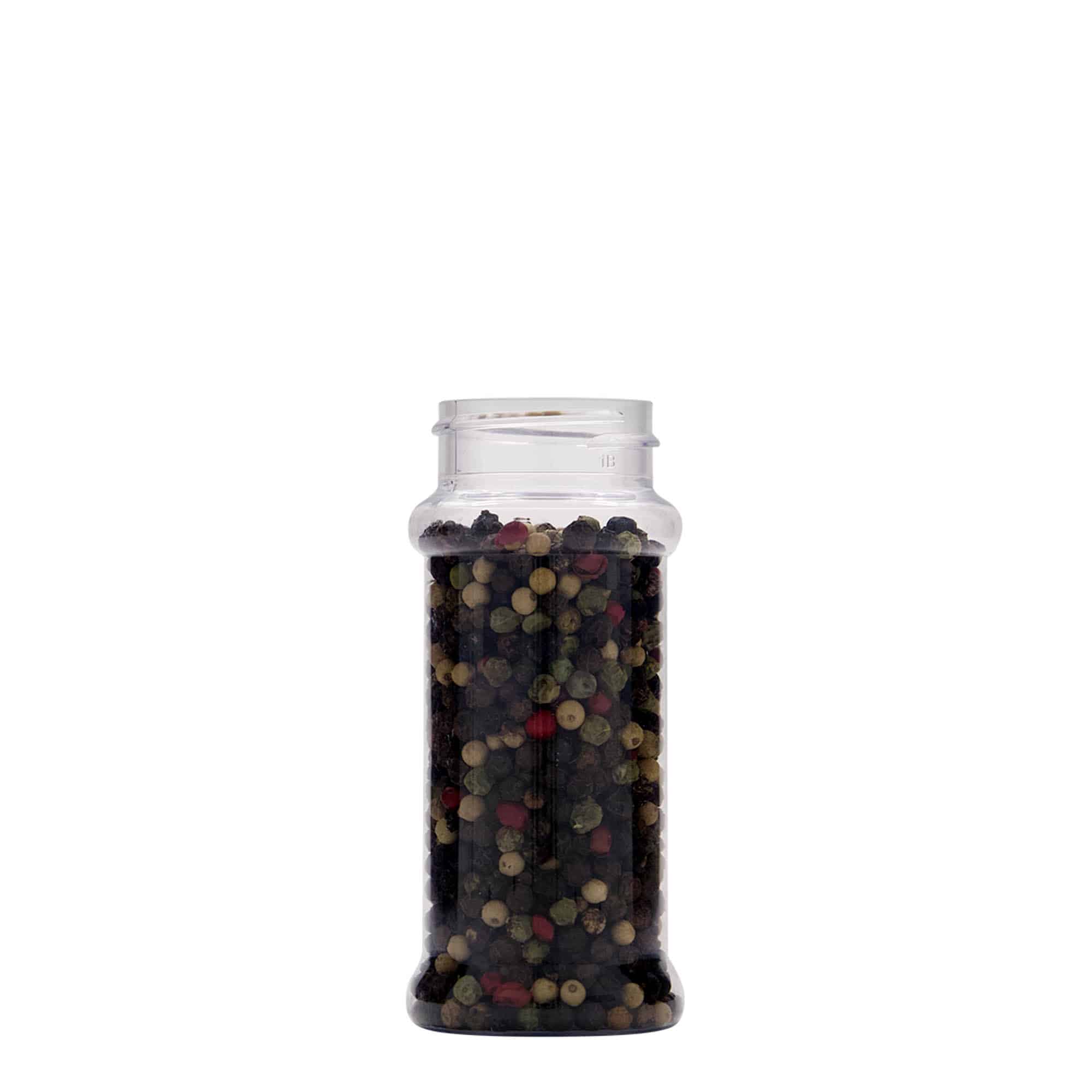 100 ml barattolo per spezie in PET, plastica, bocca: 38/400 100 ml barattolo per spezie in PET, plastica, bocca: 38/400
