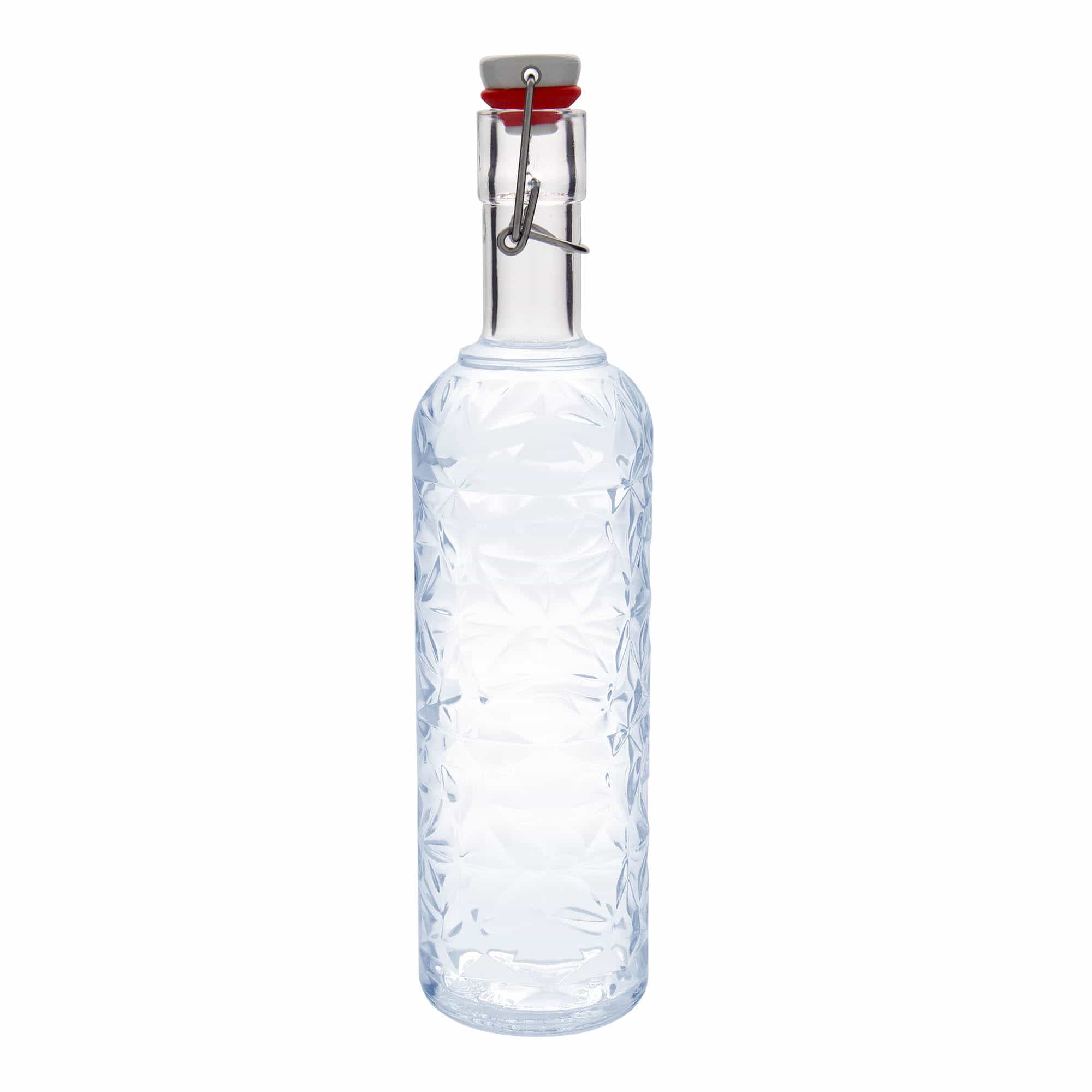 Bottiglia di vetro da 1.000 ml 'Oriente', bocca: chiusura a leva Bottiglia di vetro da 1.000 ml 'Oriente', bocca: chiusura a leva
