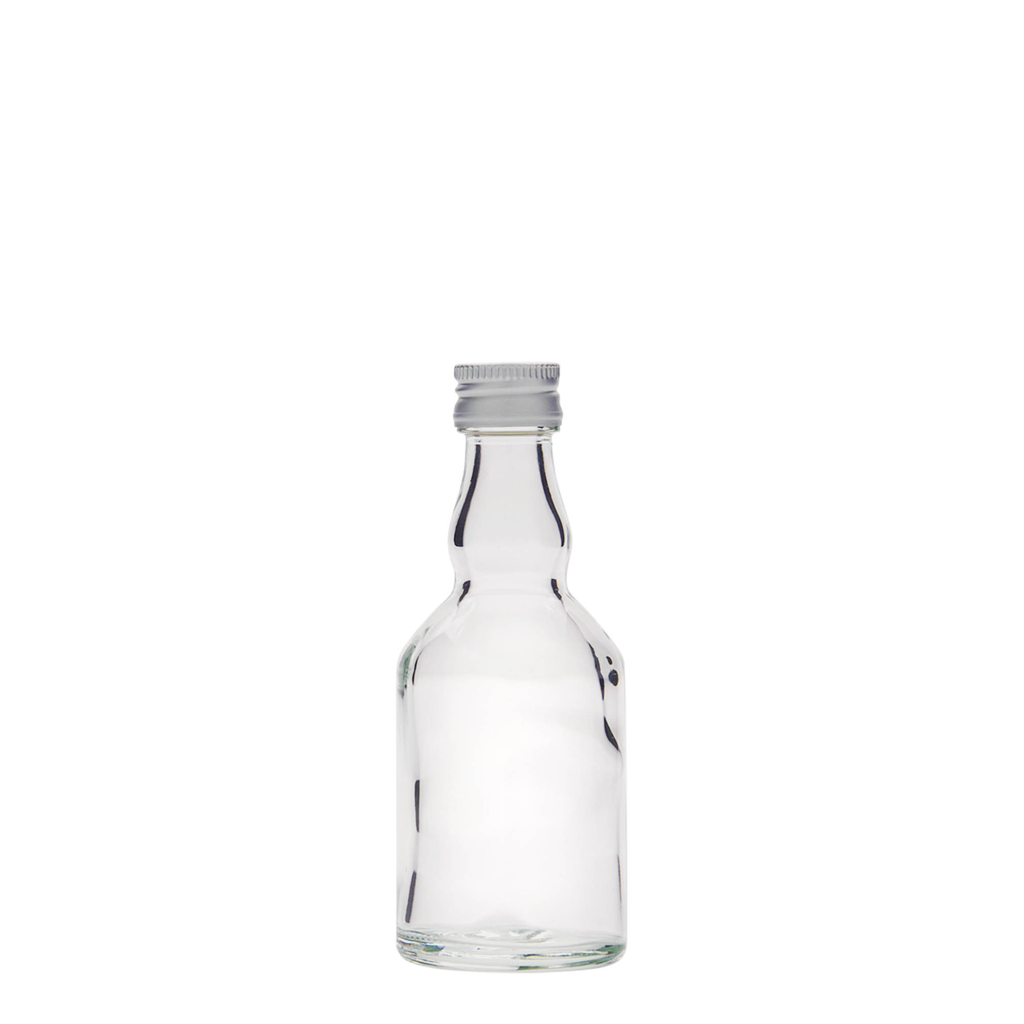 Bottiglia di vetro da 50 ml 'Georgio', bocca: PP 18 Bottiglia di vetro da 50 ml 'Georgio', bocca: PP 18