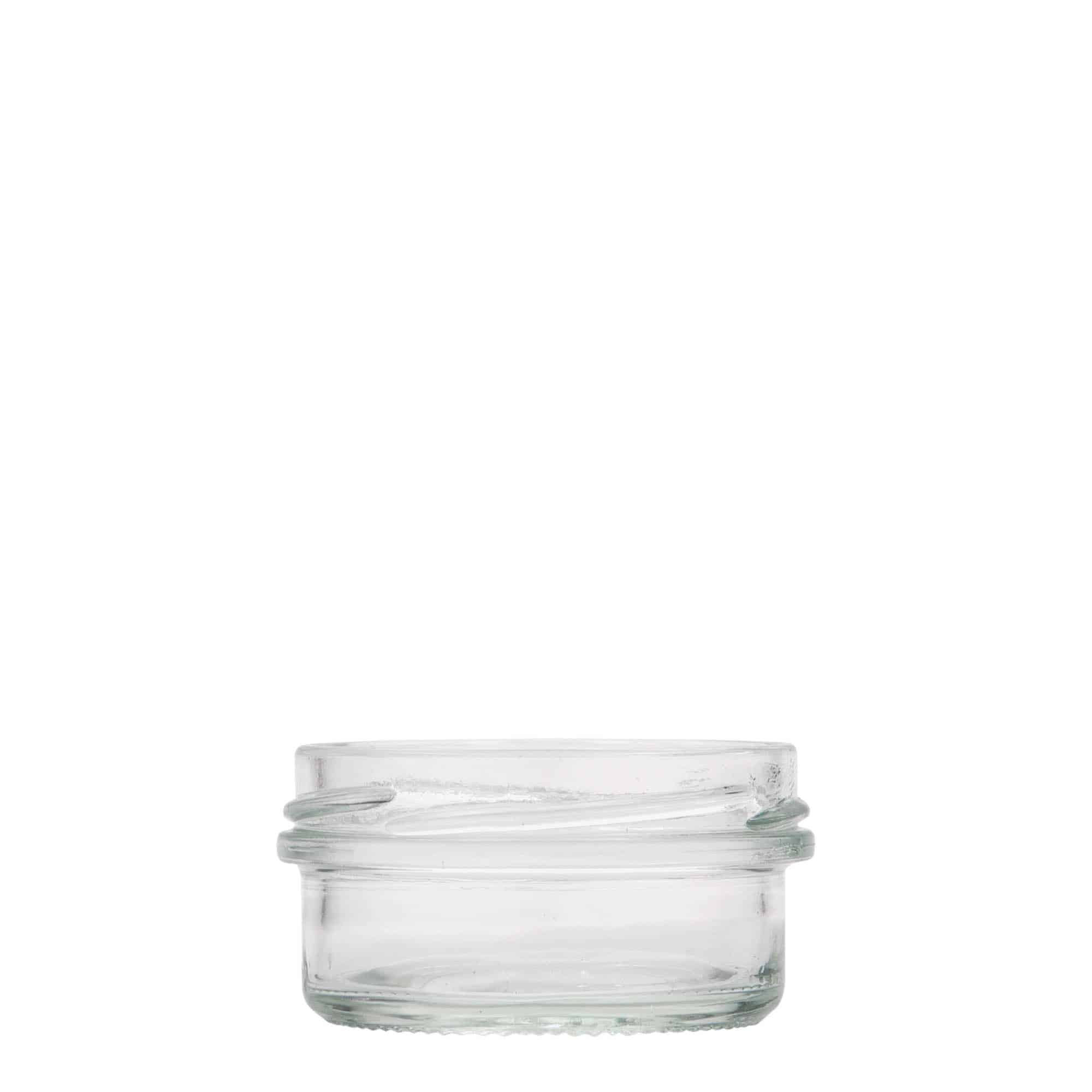 65 ml Vasetto cilindrico basso, vetro, imboccatura: Twist-Off (TO 66) 65 ml Vasetto cilindrico basso, vetro, imboccatura: Twist-Off (TO 66)
