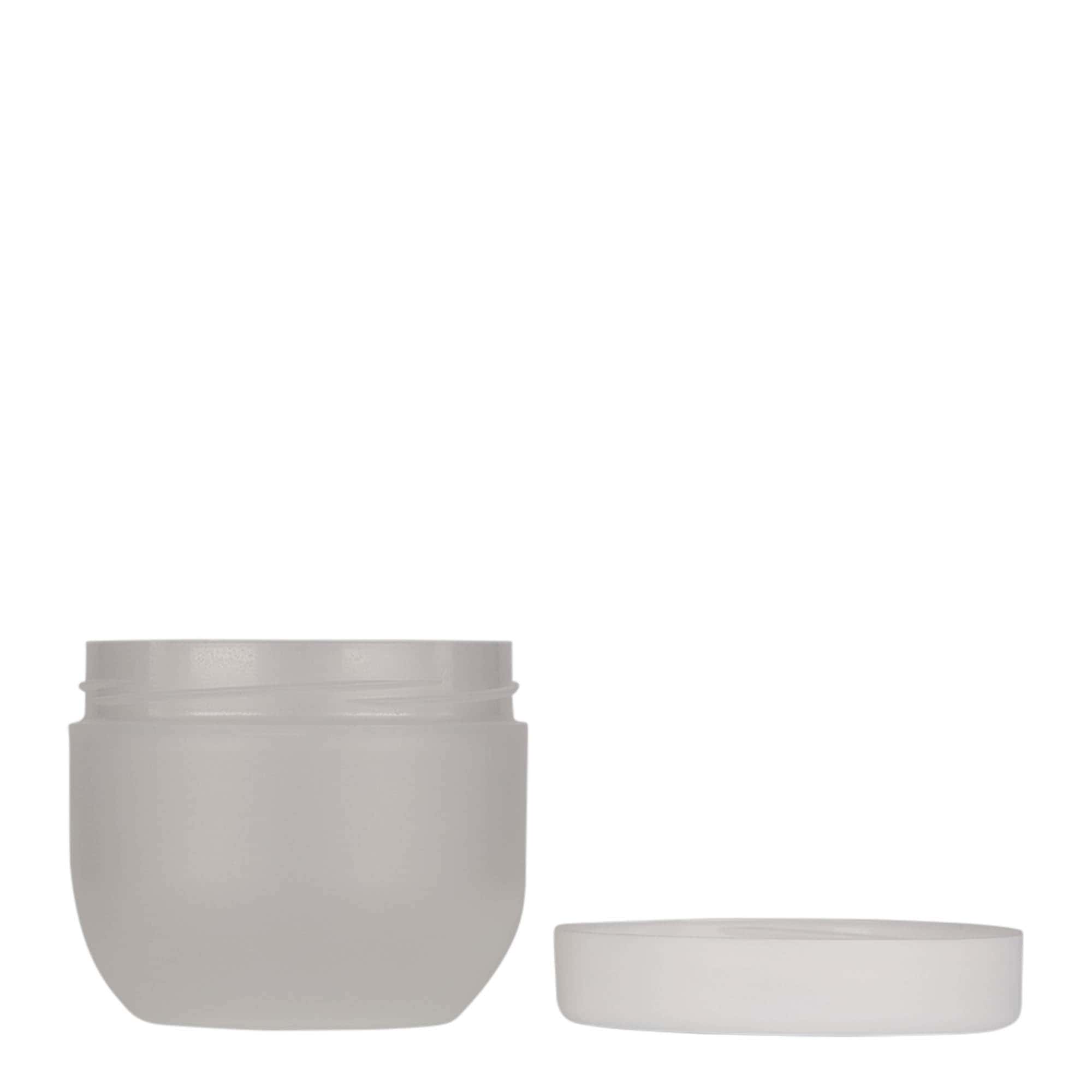 100 ml barattolo in plastica 'Magic', PP, naturale, apertura: chiusura a vite