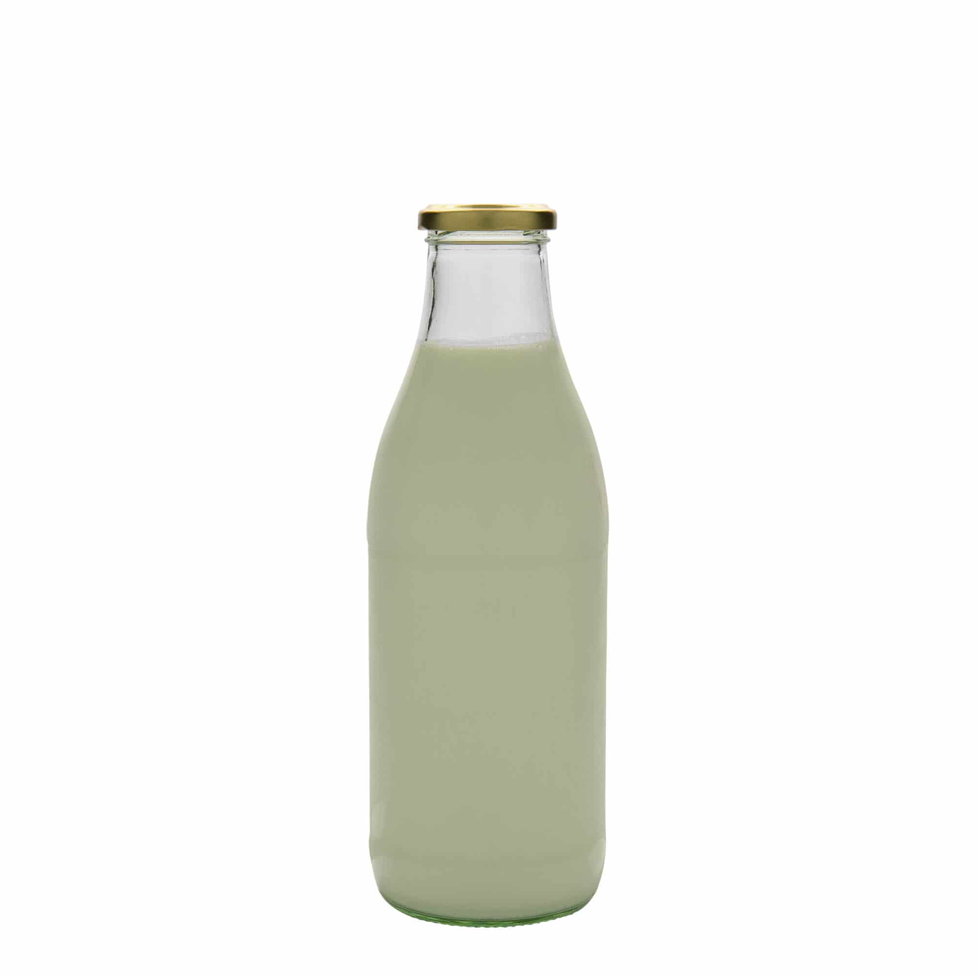 1.000 ml Bottiglia a collo largo 'Lorenzo', vetro, imboccatura: Twist-Off (TO 48)