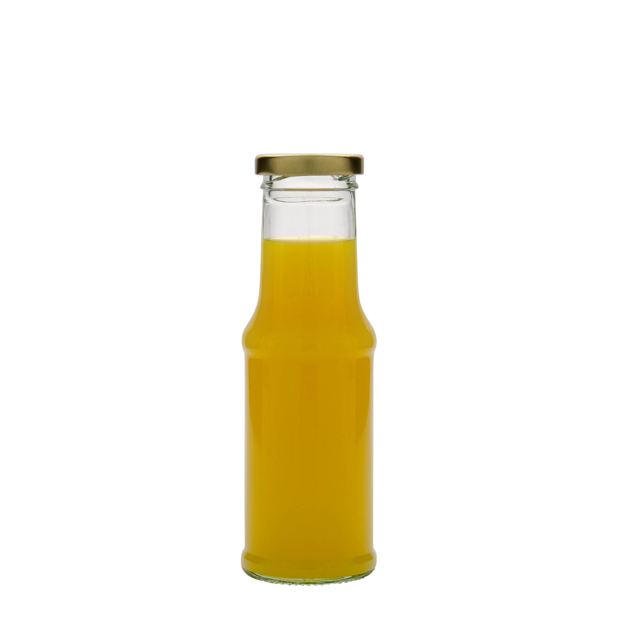 Bottiglia per salsa da 200 ml, vetro, bocca: Twist-Off (TO 43)