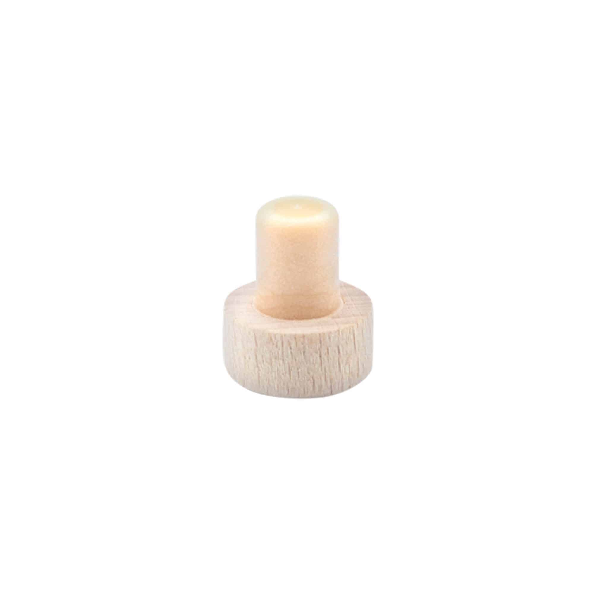 Tappo con impugnatura in sughero 11 mm, legno/plastica, per bocca: sughero