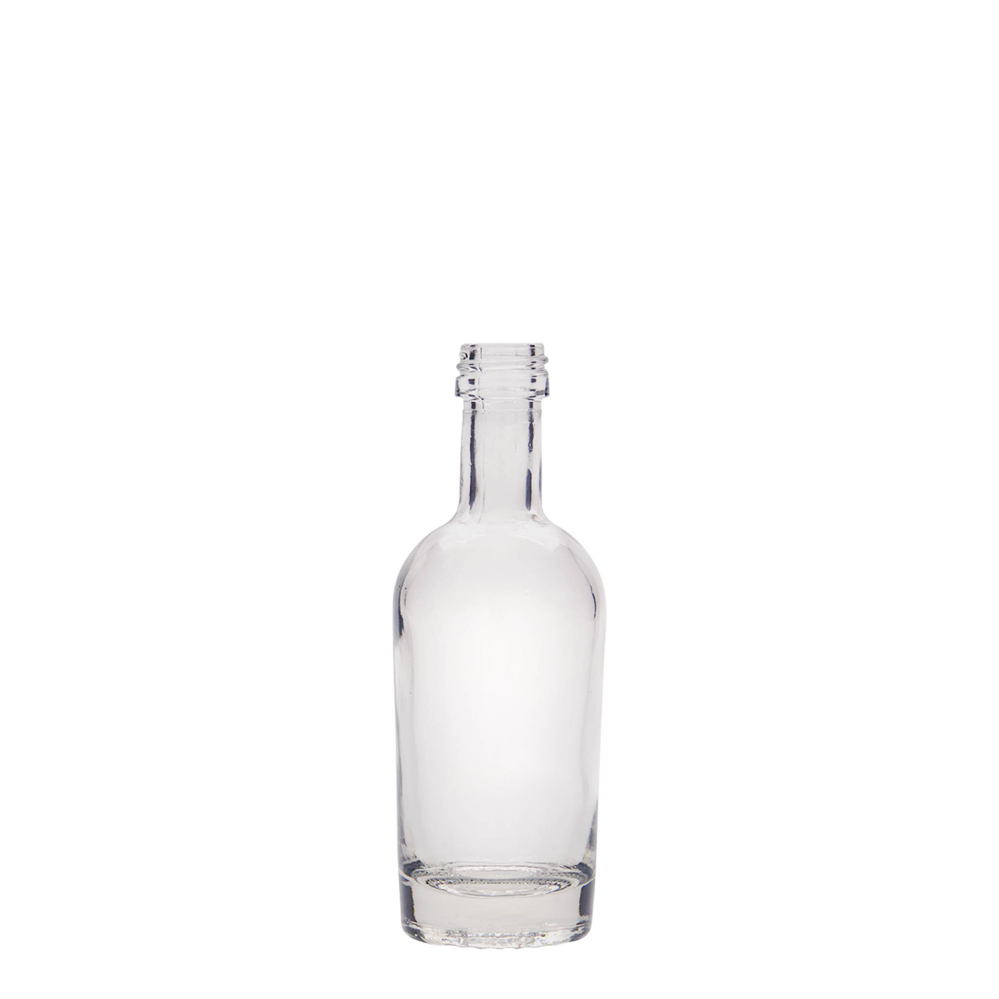 Bottiglia di vetro da 50 ml 'Pepe', bocca: PP 18 Bottiglia di vetro da 50 ml 'Pepe', bocca: PP 18