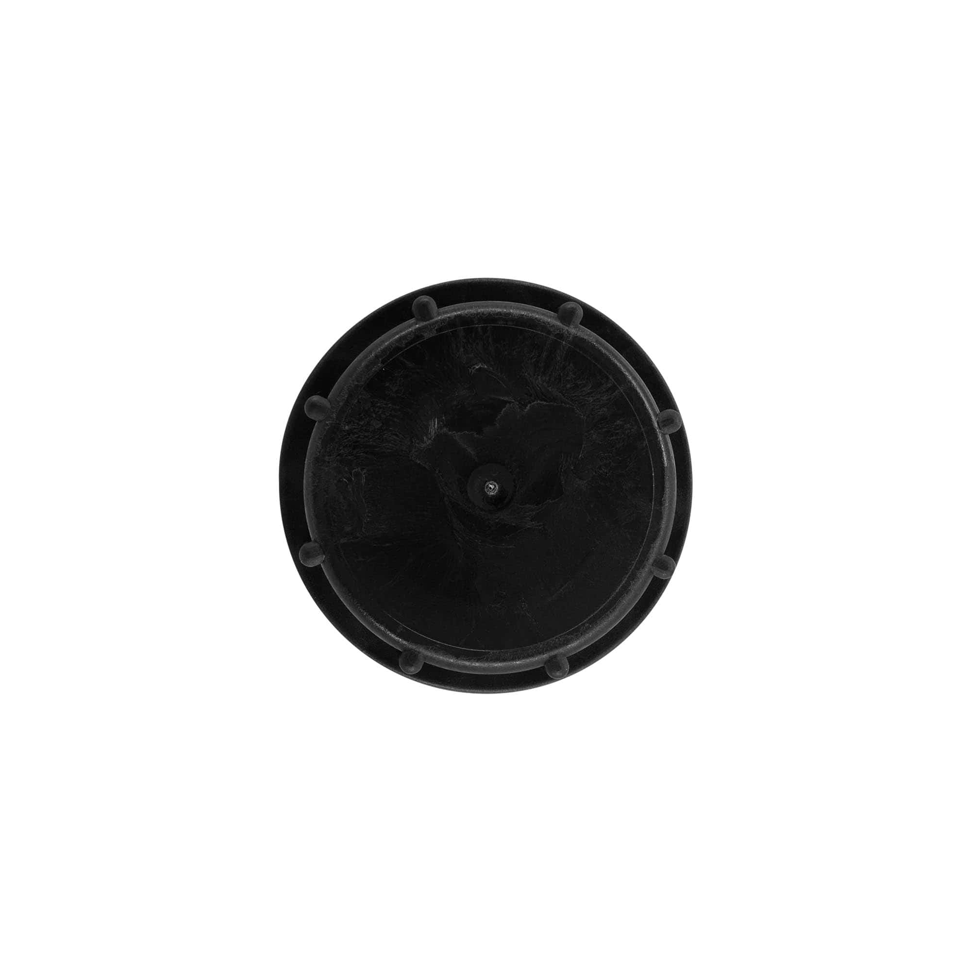 Tappo a vite, plastica PP, nero, per bocca: ND55