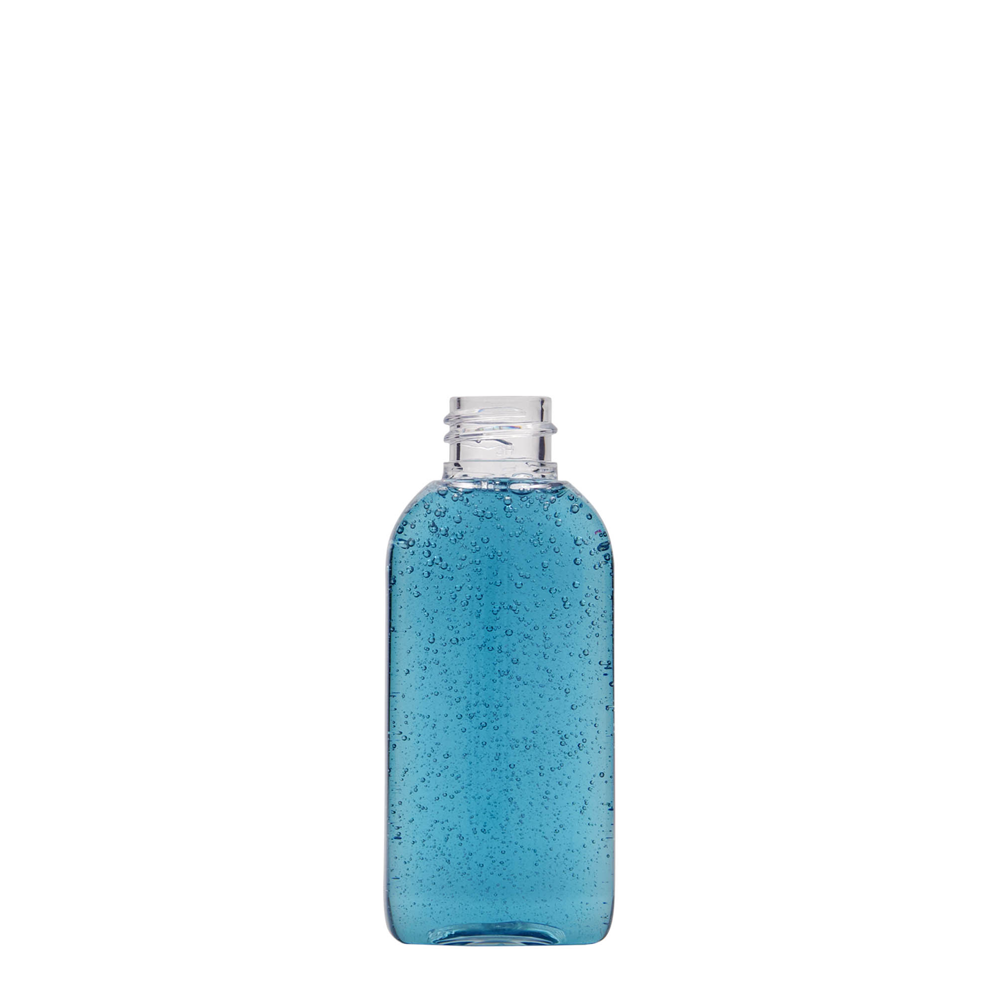 Bottiglia PET da 50 ml 'Iris', ovale, plastica, bocca: 20/410