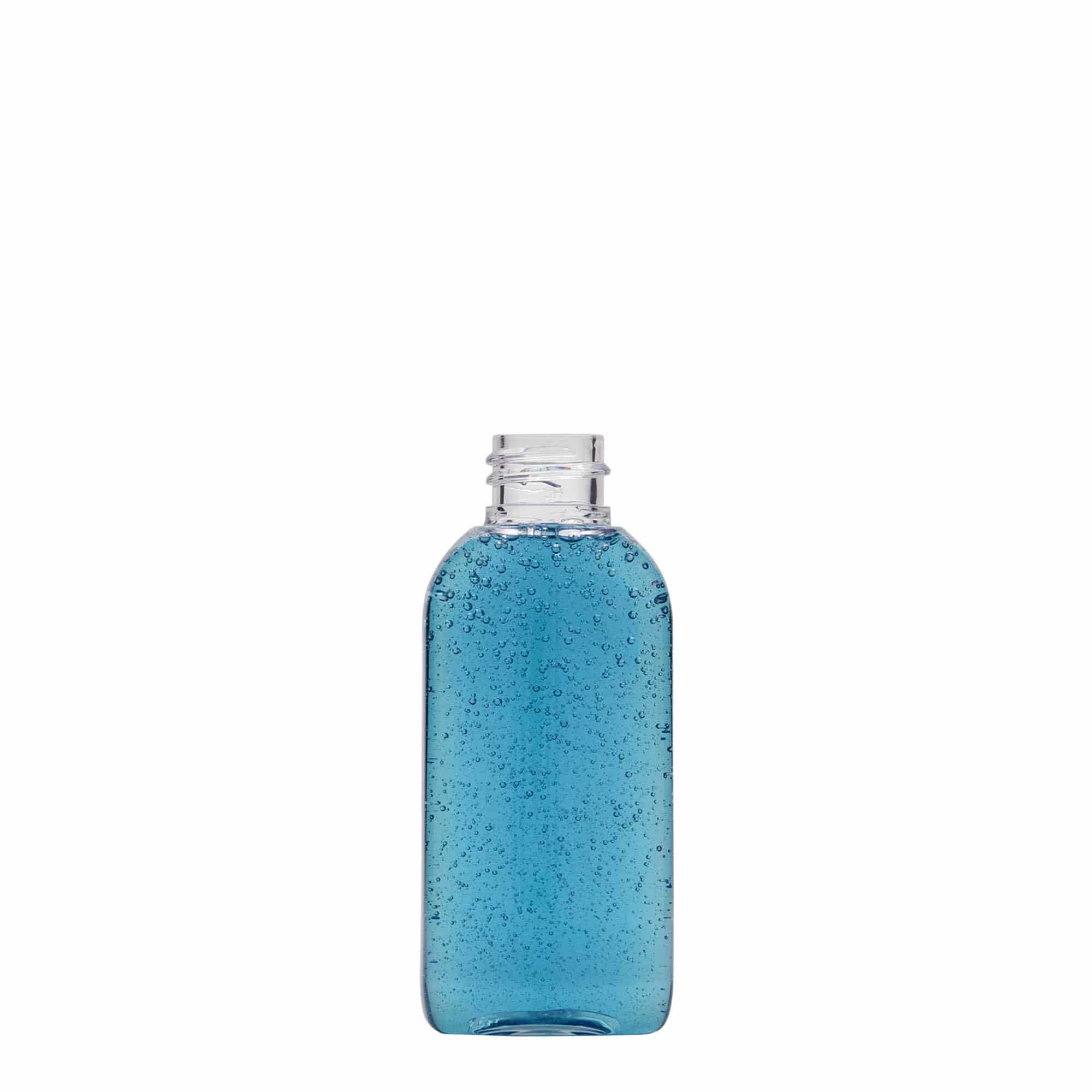 Bottiglia PET da 50 ml 'Iris', ovale, plastica, bocca: 20/410