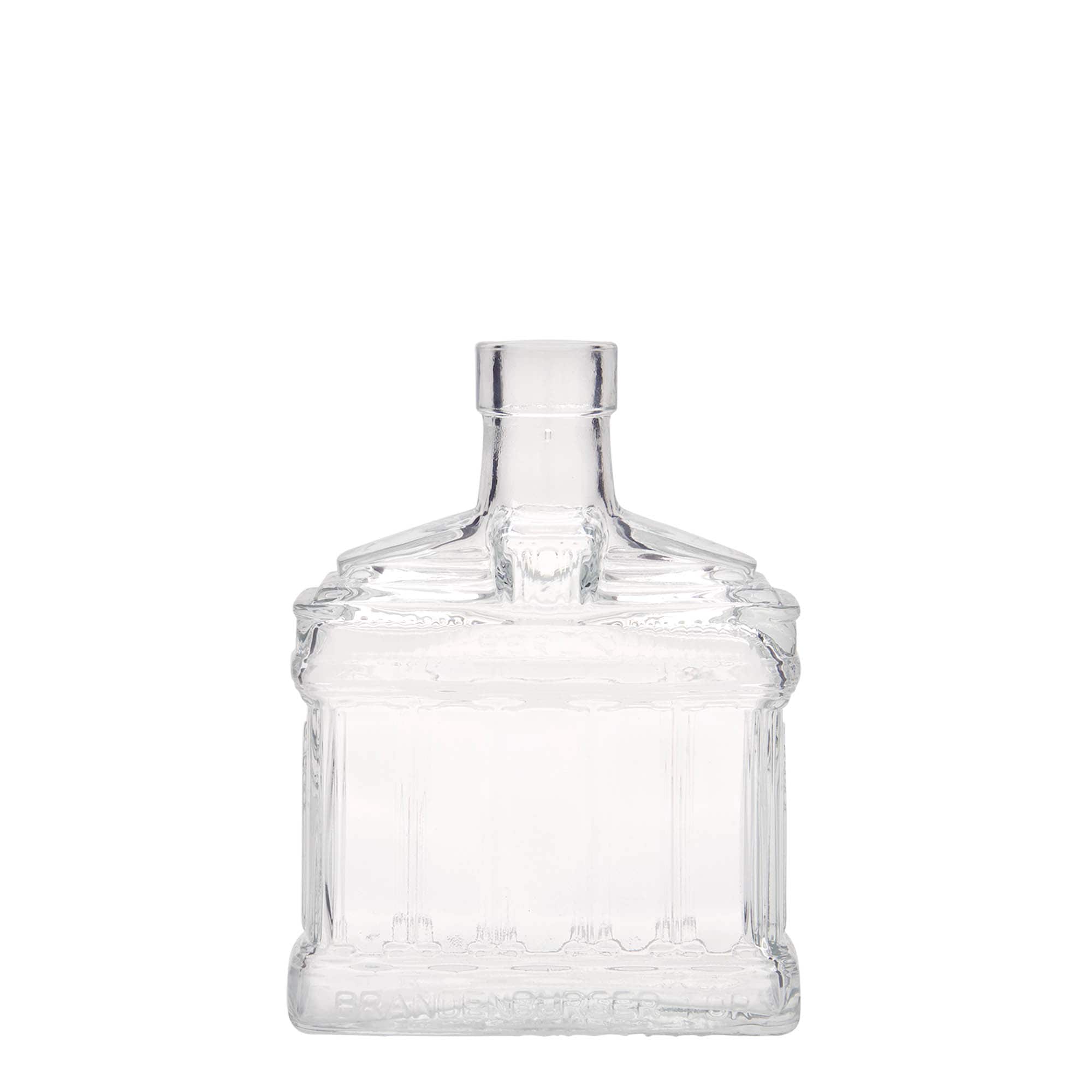 Bottiglia di vetro da 200 ml 'Porta di Brandeburgo', apertura: tappo di sughero Bottiglia di vetro da 200 ml 'Porta di Brandeburgo', apertura: tappo di sughero