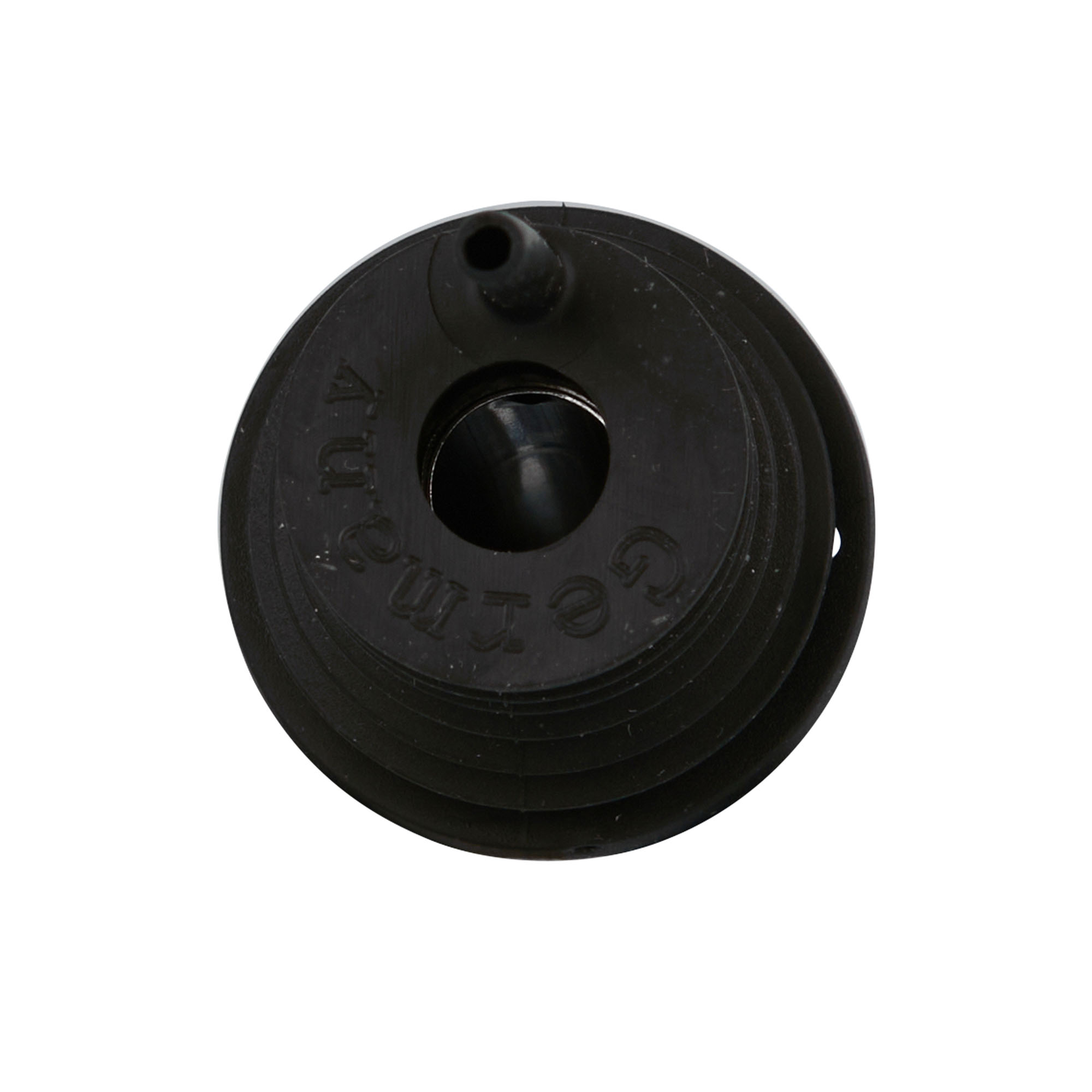 Beccuccio Inox con collo in velluto, acciaio inox, argento