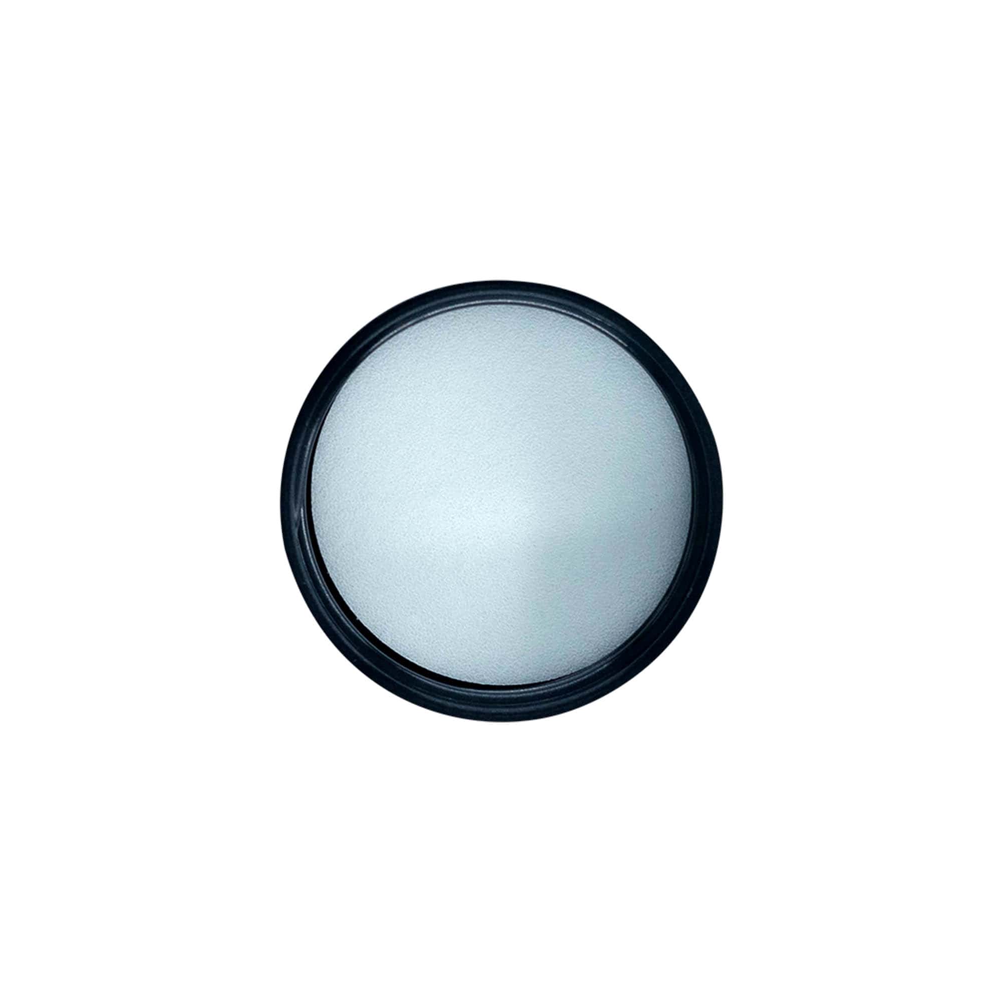 Tappo a vite per 30 ml 'Brown Line', plastica HPM, nero Tappo a vite per 30 ml 'Brown Line', plastica HPM, nero
