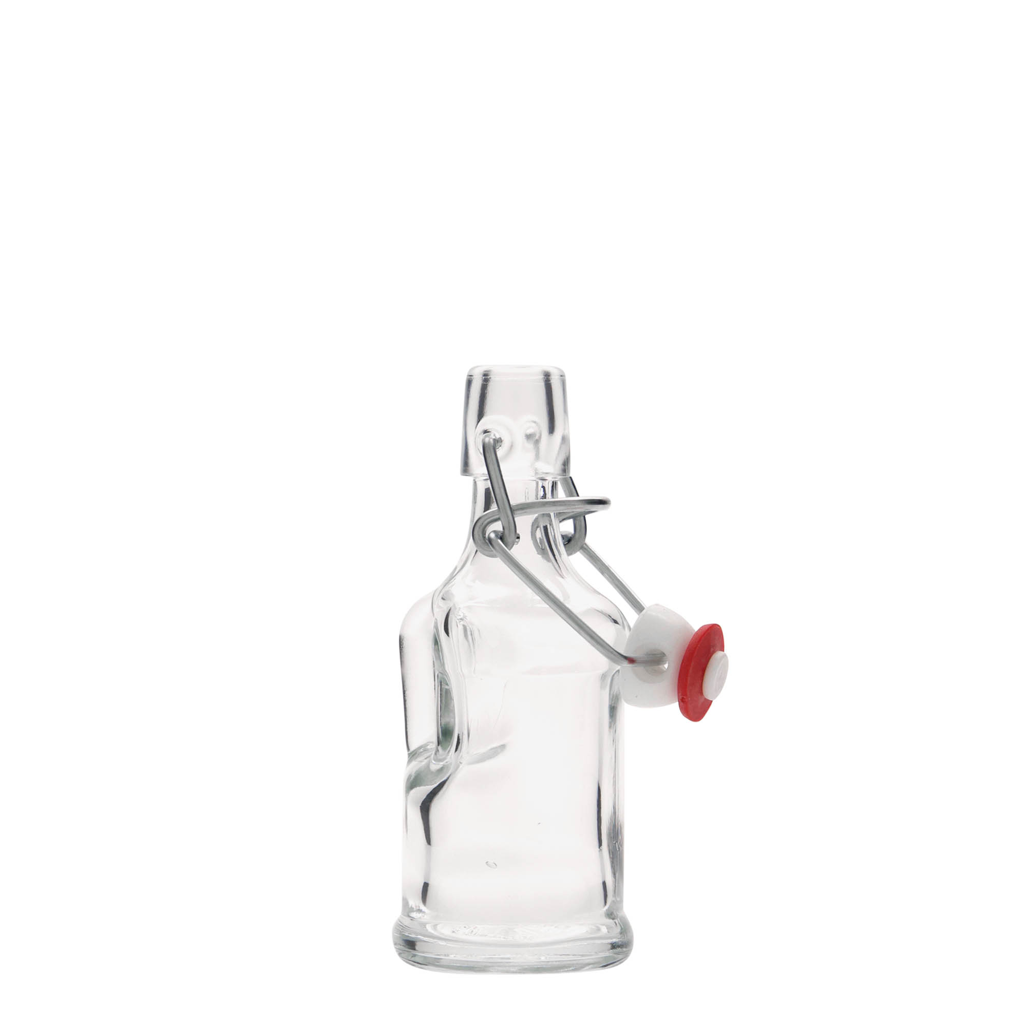 Bottiglia di vetro da 40 ml 'Classica', bocca: chiusura a gancio Bottiglia di vetro da 40 ml 'Classica', bocca: chiusura a gancio