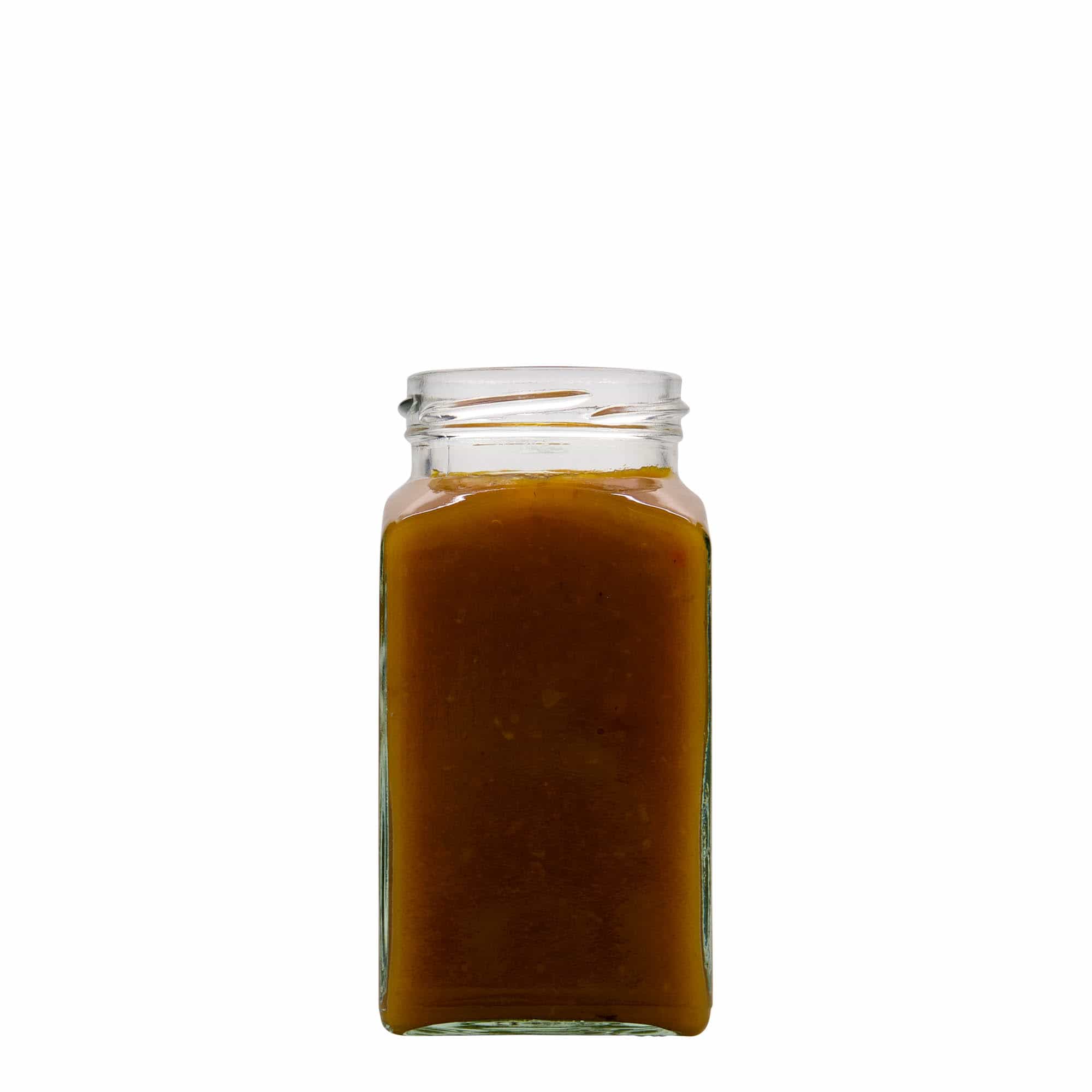 312 ml vaso quadrato, bocca: Twist-Off (TO 58)