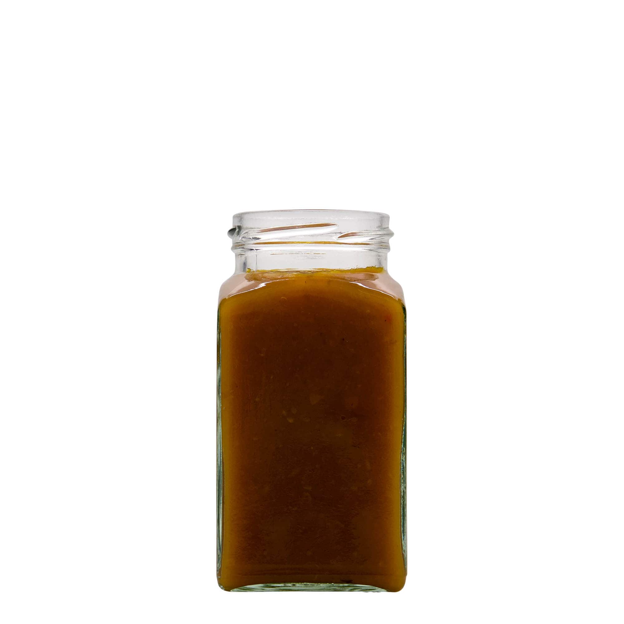 312 ml vaso quadrato, bocca: Twist-Off (TO 58)