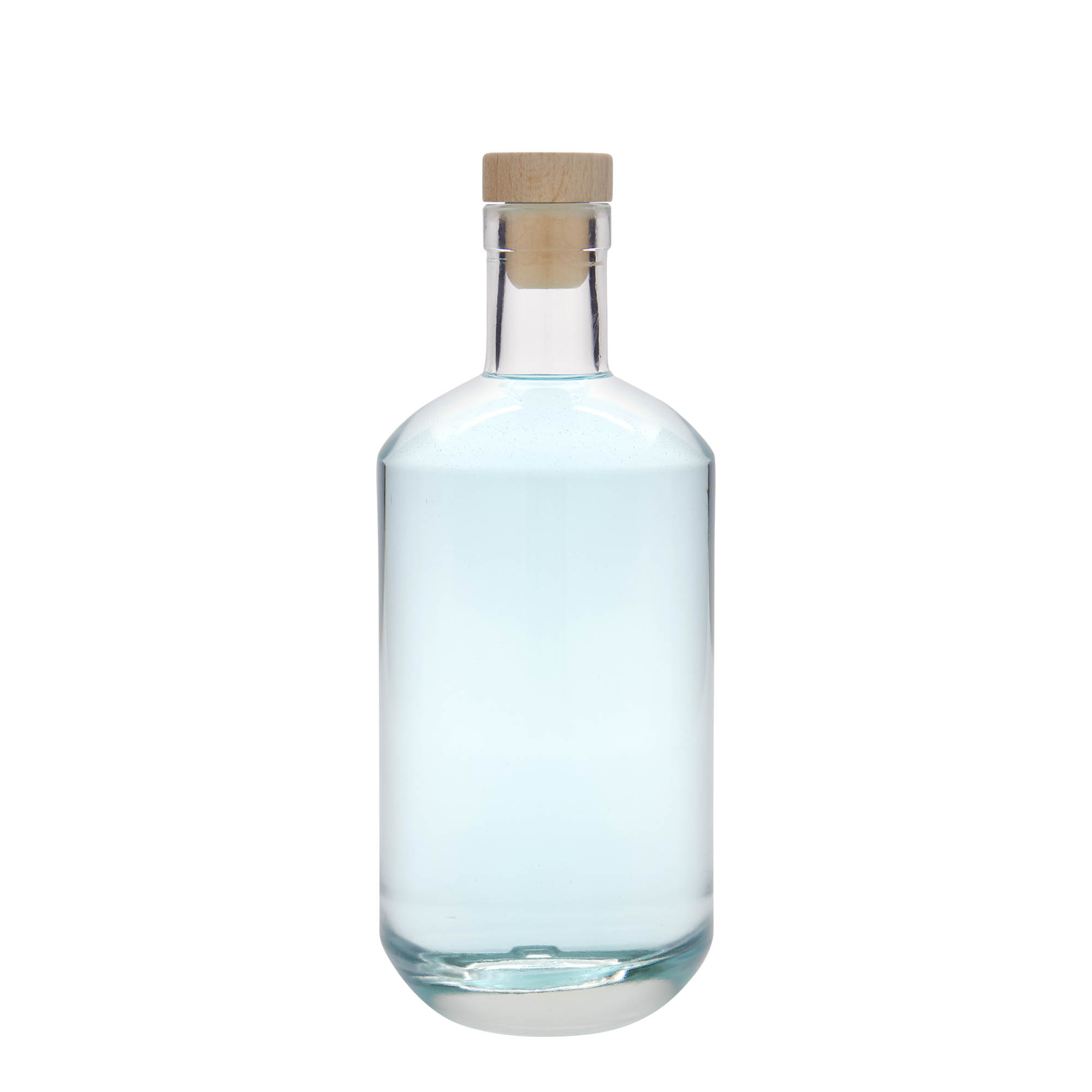 Bottiglia di vetro da 700 ml 'Vienna', bocca: tappo di sughero Bottiglia di vetro da 700 ml 'Vienna', bocca: tappo di sughero