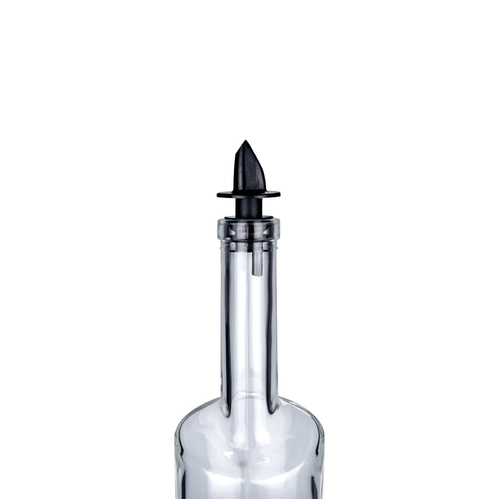 Tappo versatore Jet-Pour, plastica PE, nero