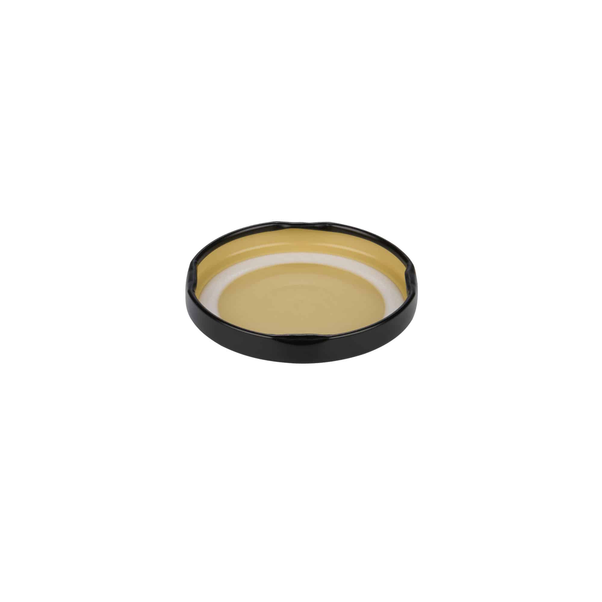 Tappo Twist-Off, banda stagnata, nero, per imboccatura: TO 58