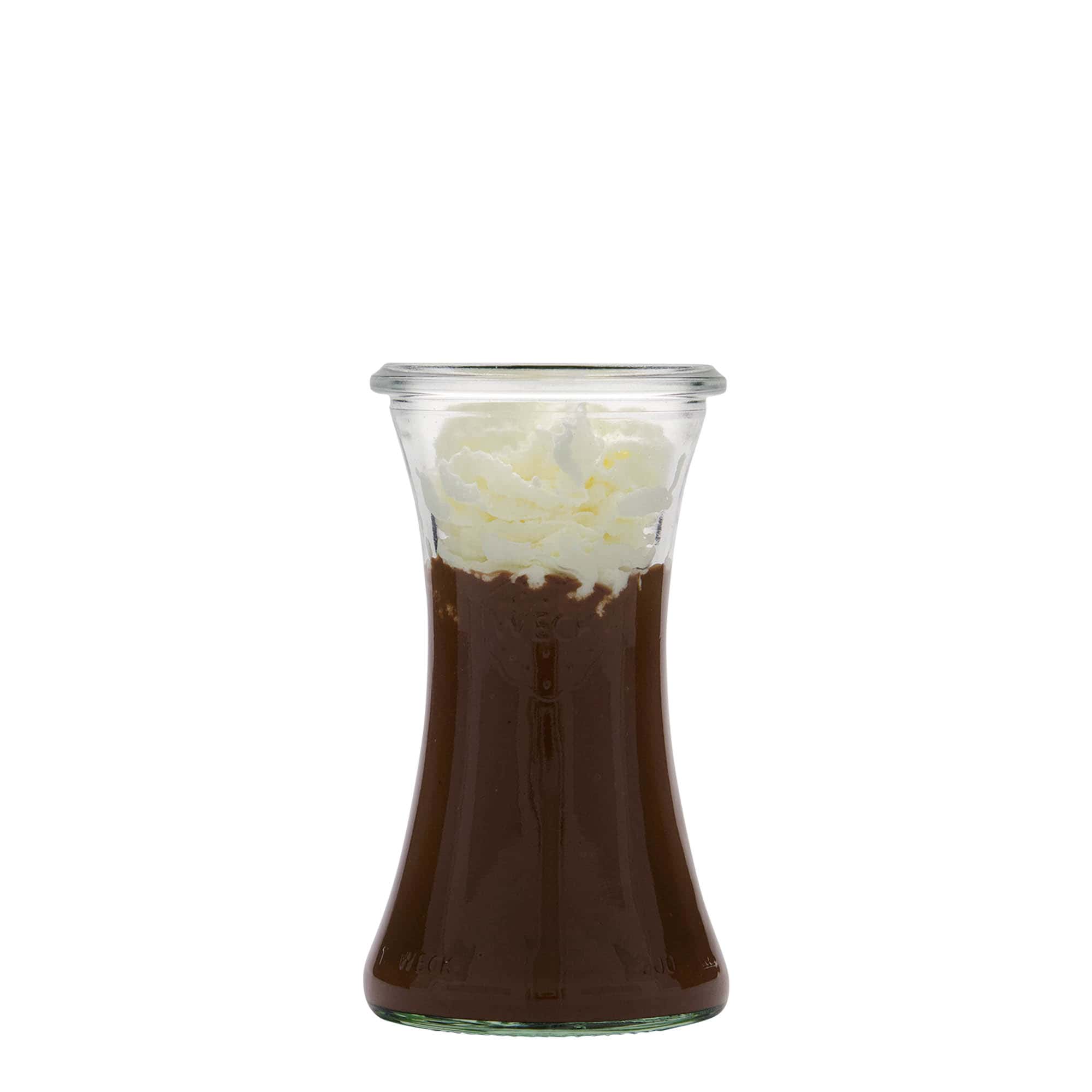 200 ml vaso WECK per specialità, bocca: bordo tondo 200 ml vaso WECK per specialità, bocca: bordo tondo