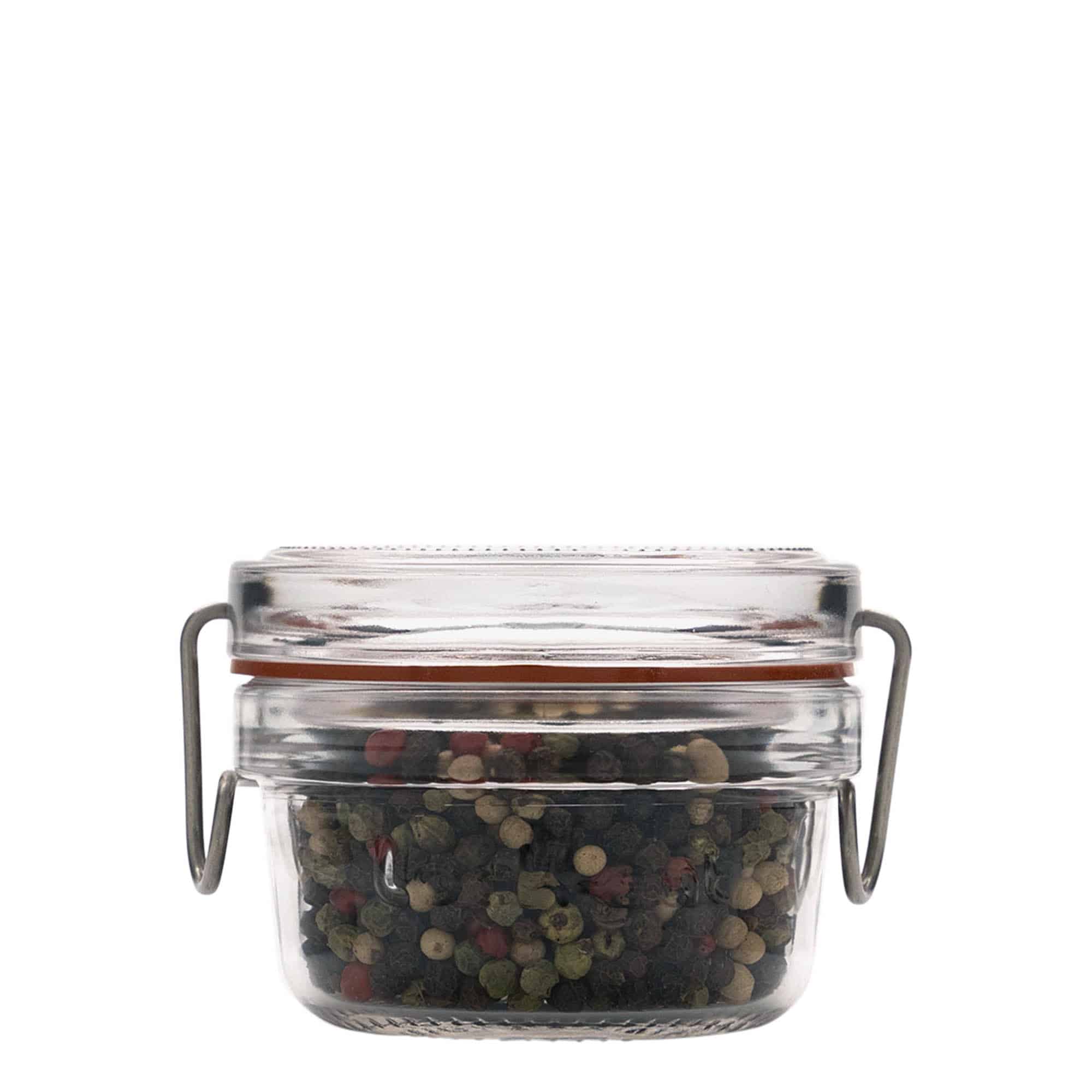 80 ml Barattolo ermetico 'Lock-Eat', vetro, imboccatura: chiusura meccanica